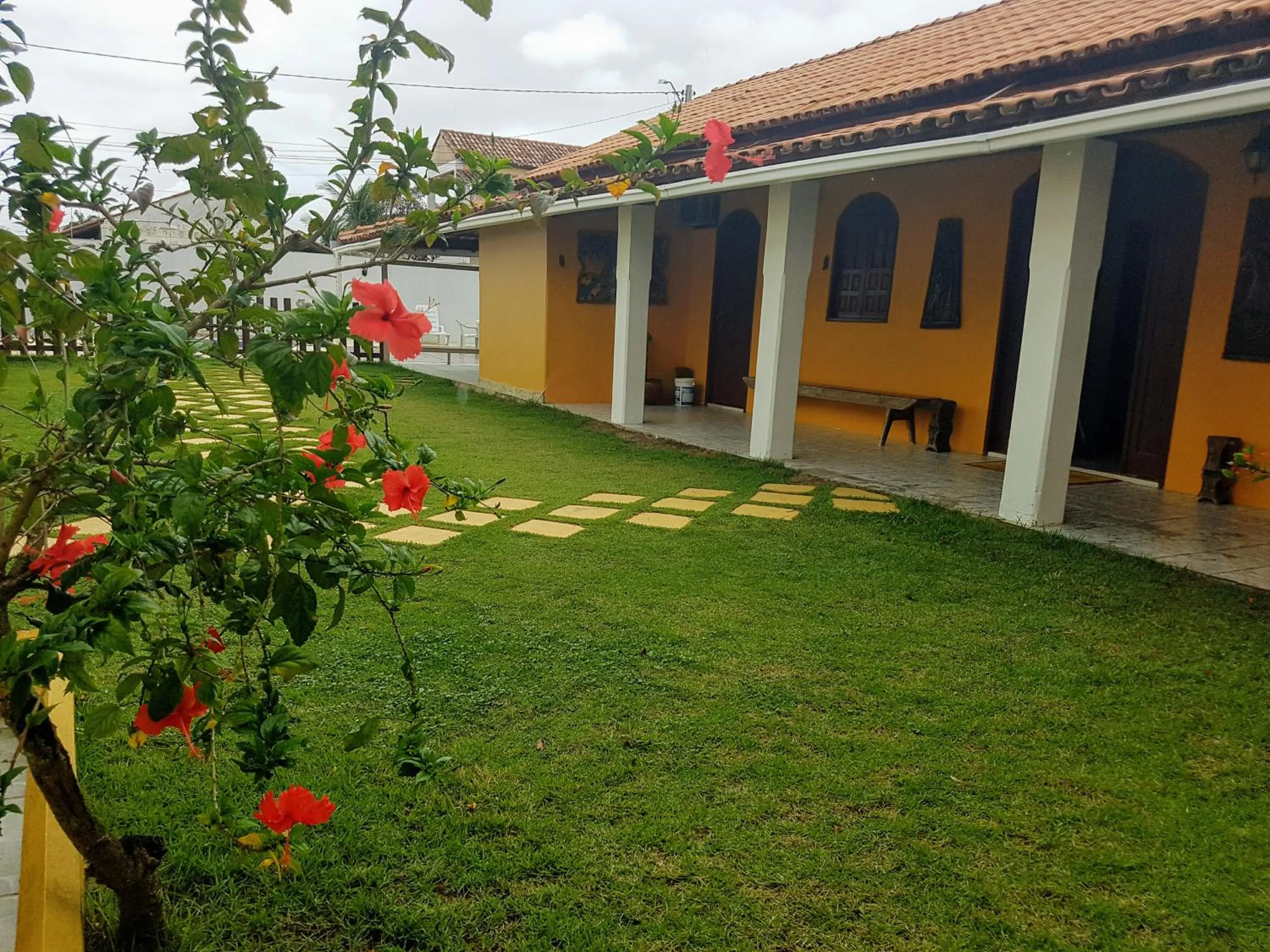 Garden view in Pousada Paradise