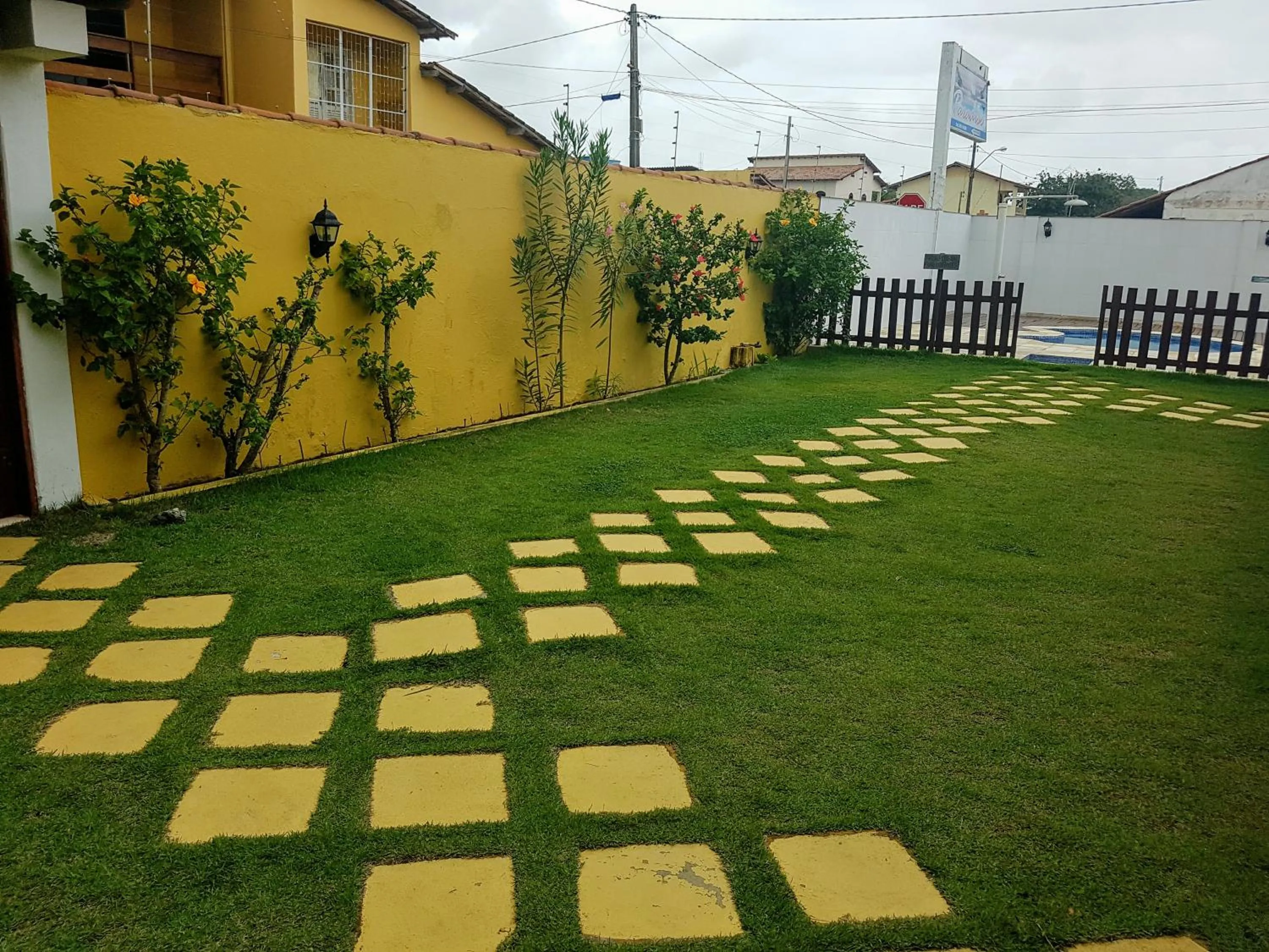 Garden view in Pousada Paradise