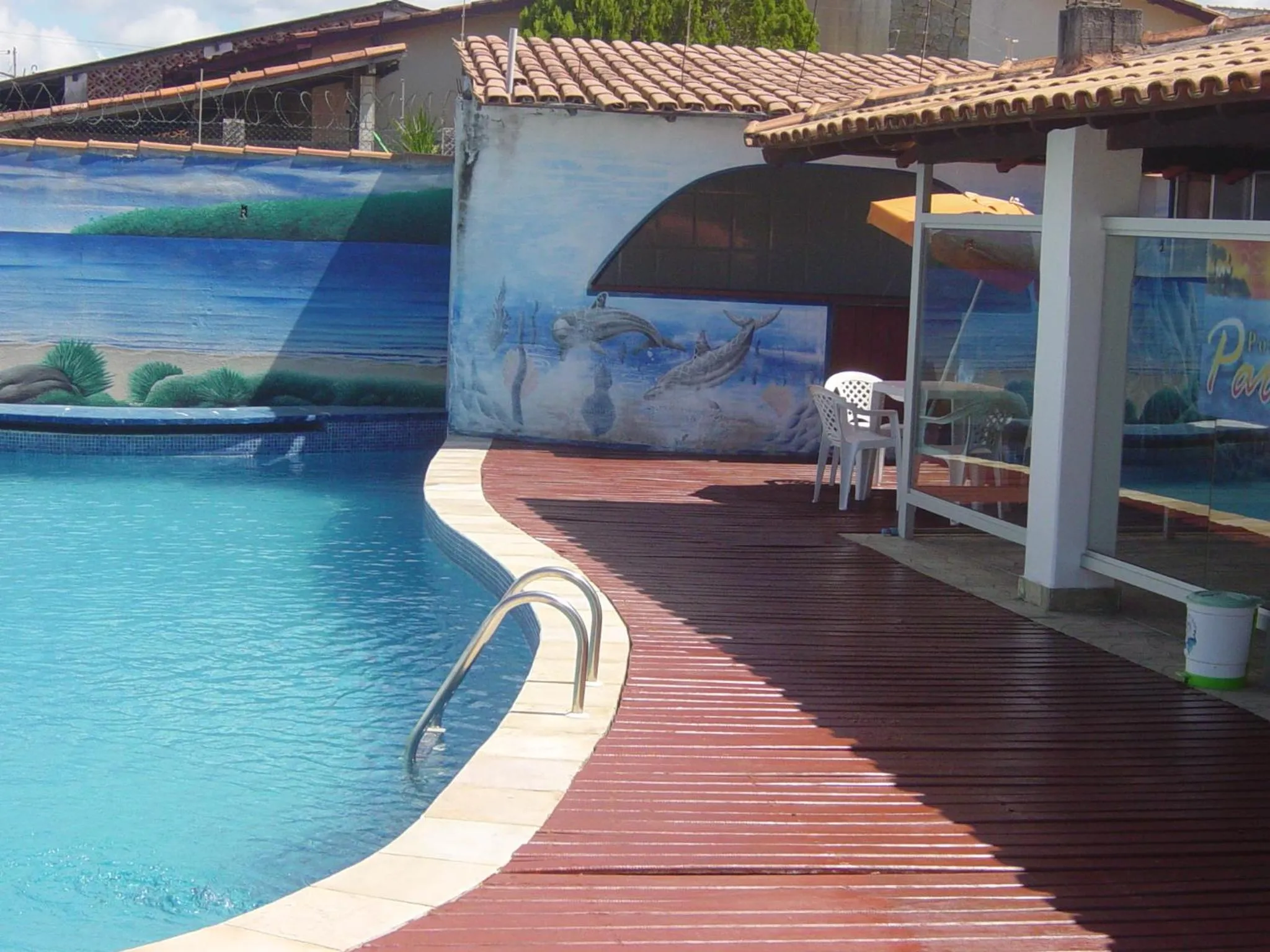 Patio in Pousada Paradise