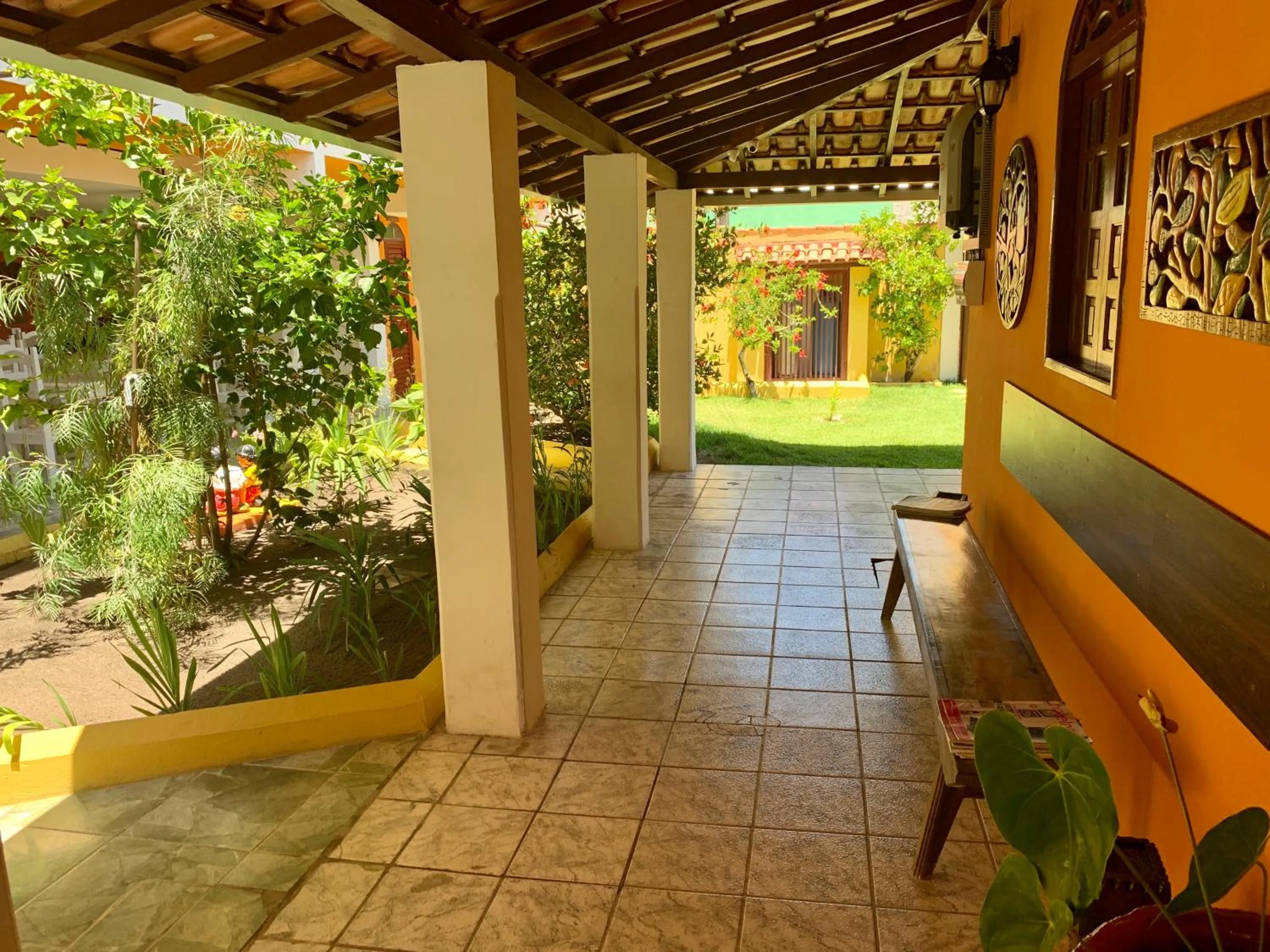 Patio in Pousada Paradise