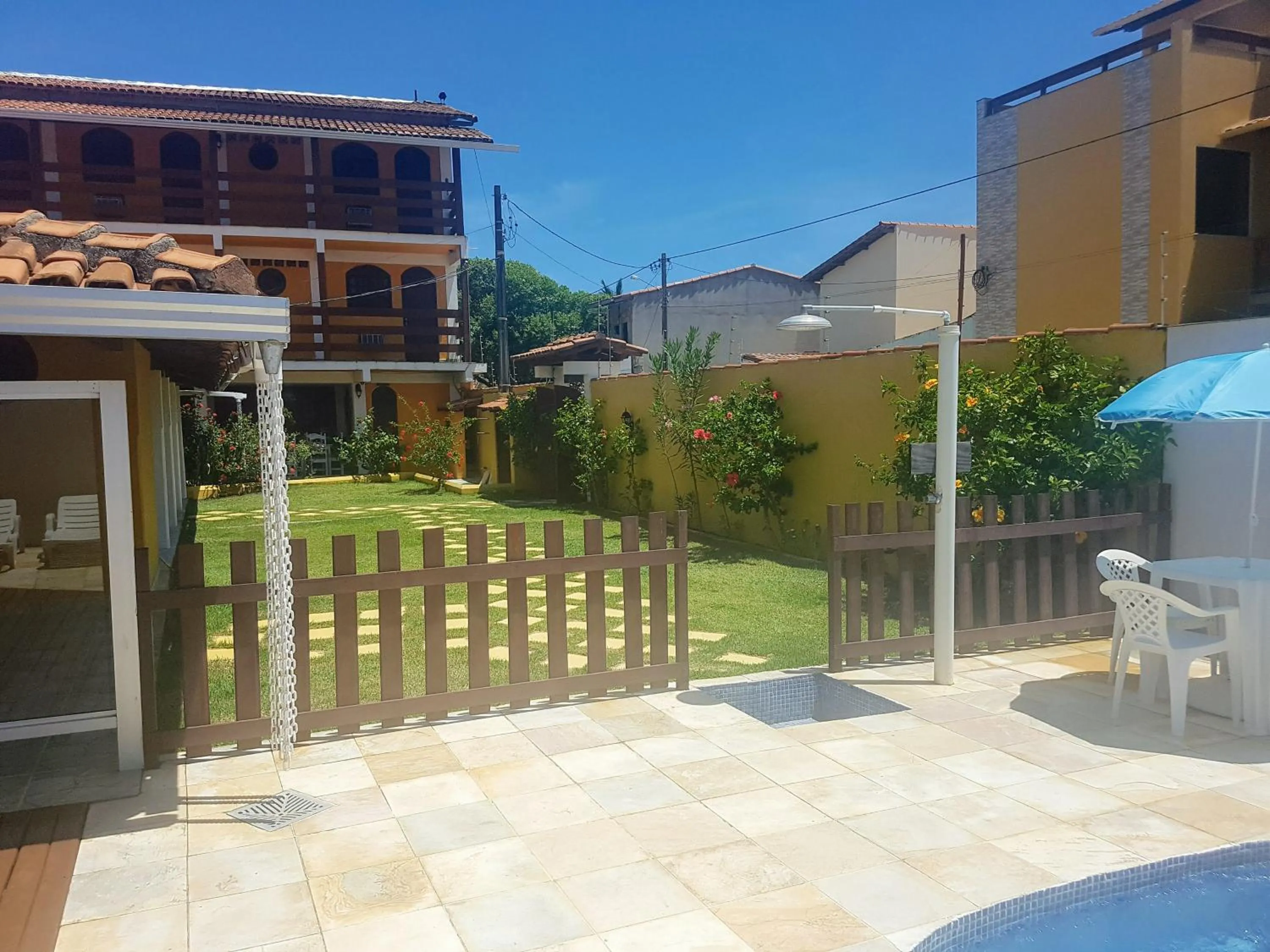 Garden view in Pousada Paradise