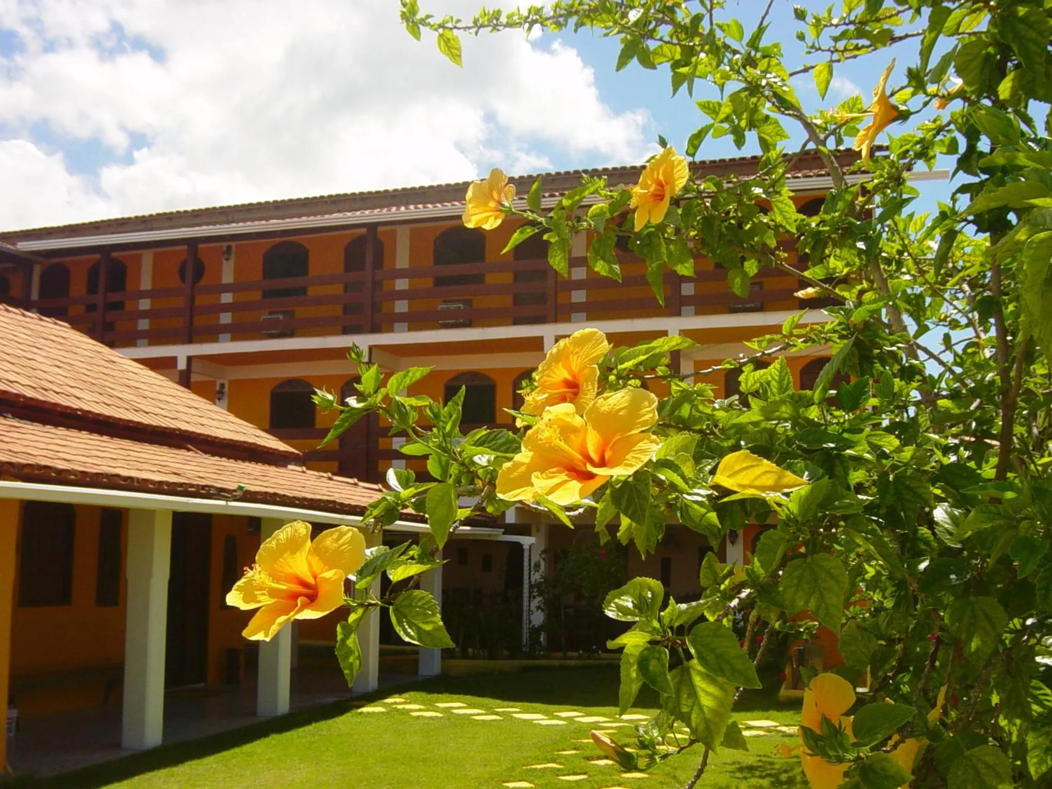 Garden view in Pousada Paradise