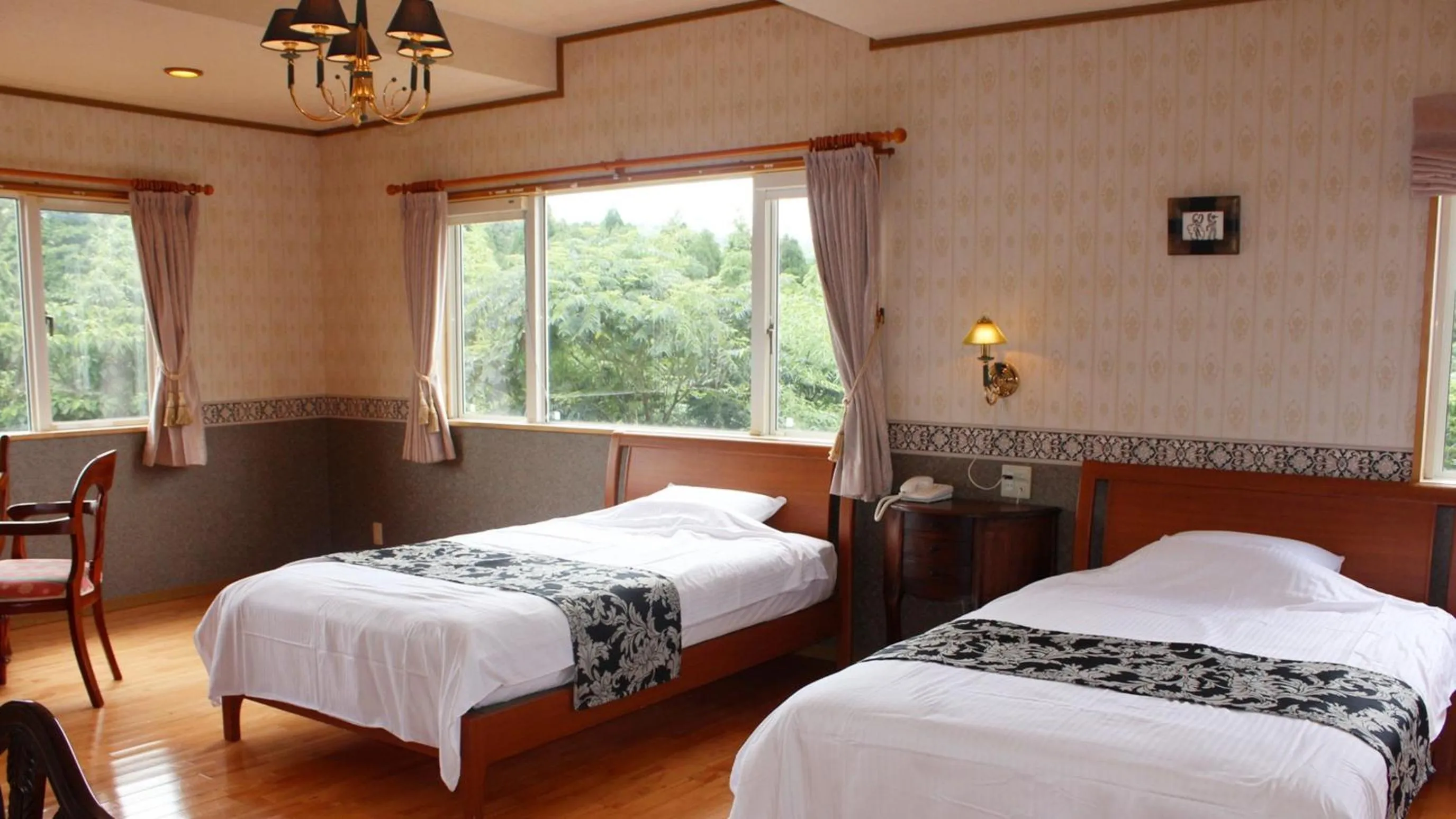 Bed in Shikisai no Sato Manyu