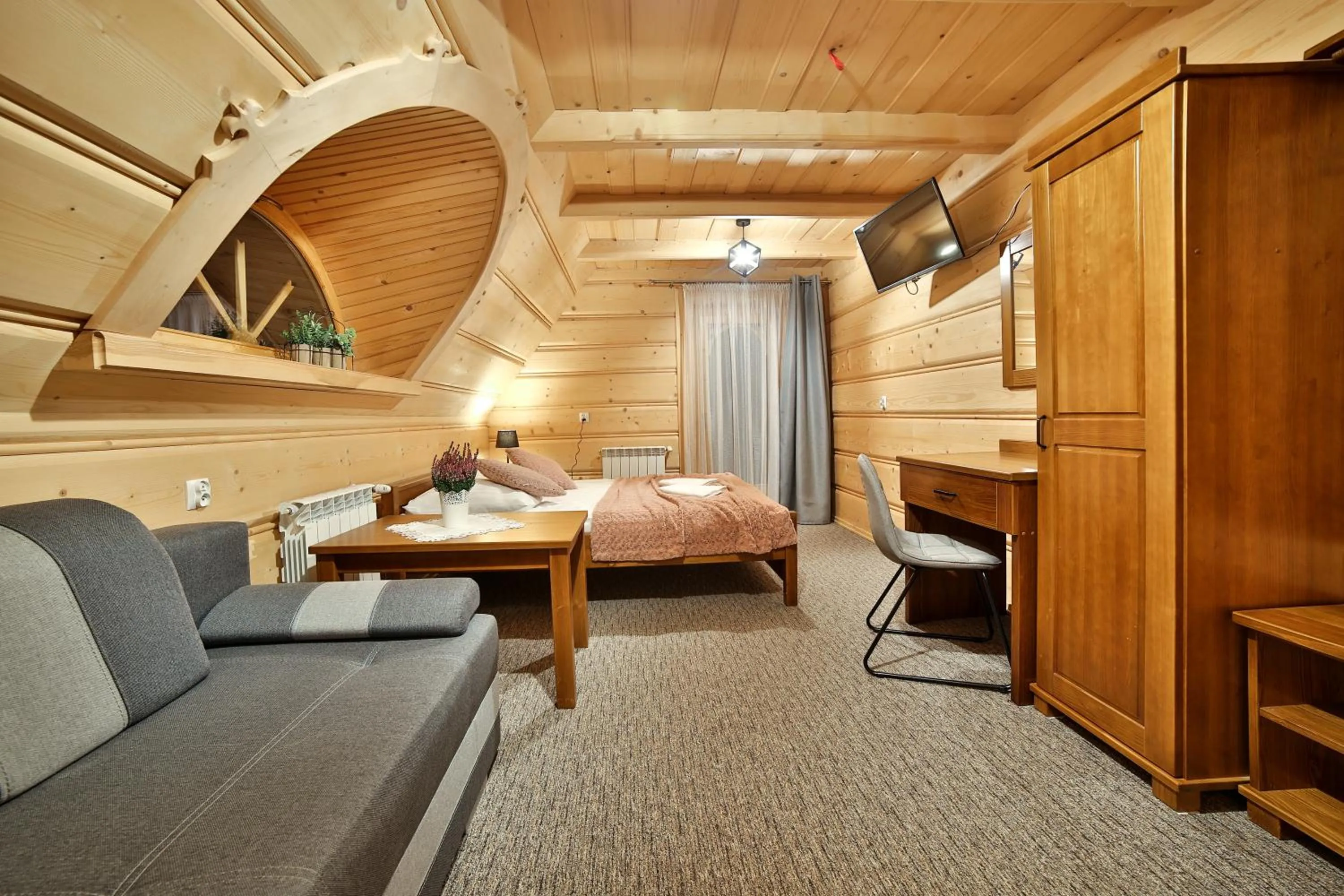 Photo of the whole room, Bed in Willa Jarząbek - 5 min do term Szaflary I Gorący Potok