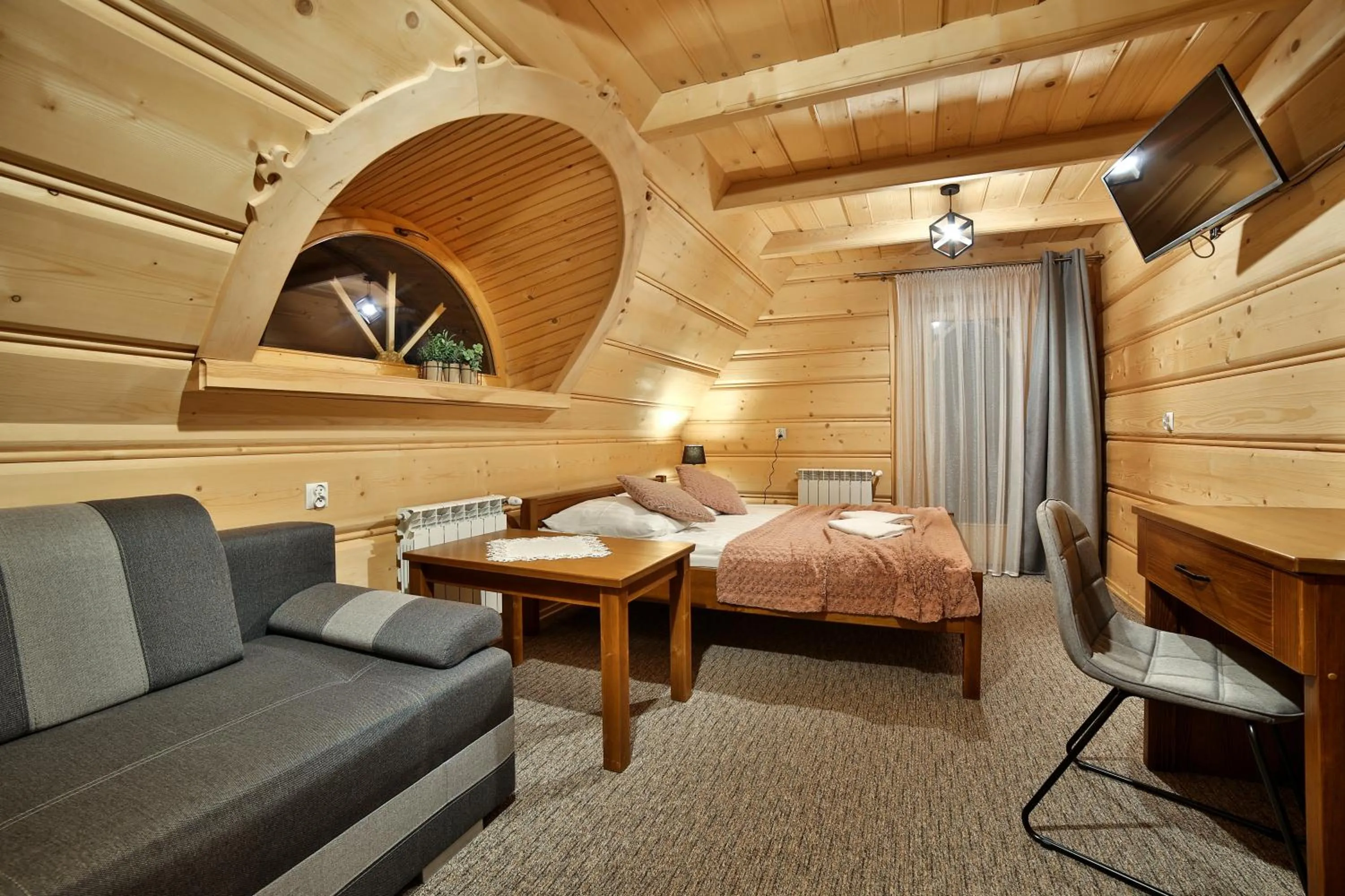 Photo of the whole room, Bed in Willa Jarząbek - 5 min do term Szaflary I Gorący Potok