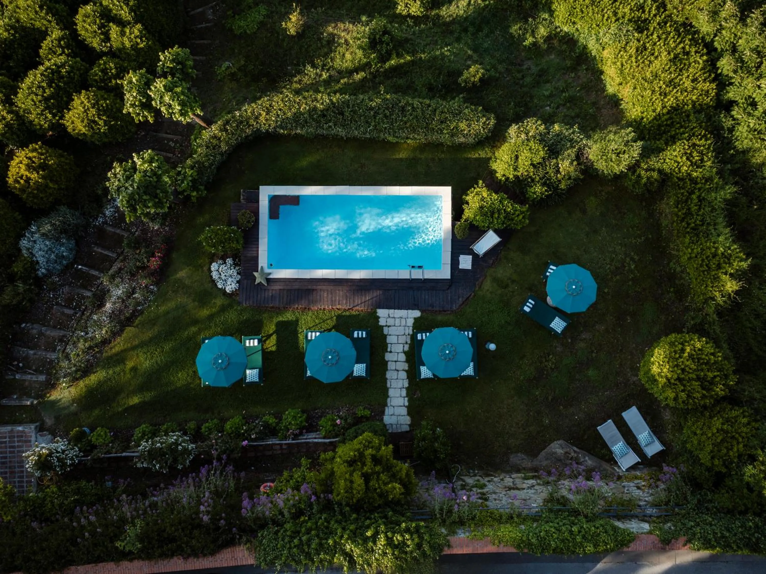 Swimming pool in Villa la Moresca Relais de Charme B&B MONTECATINI ALTO