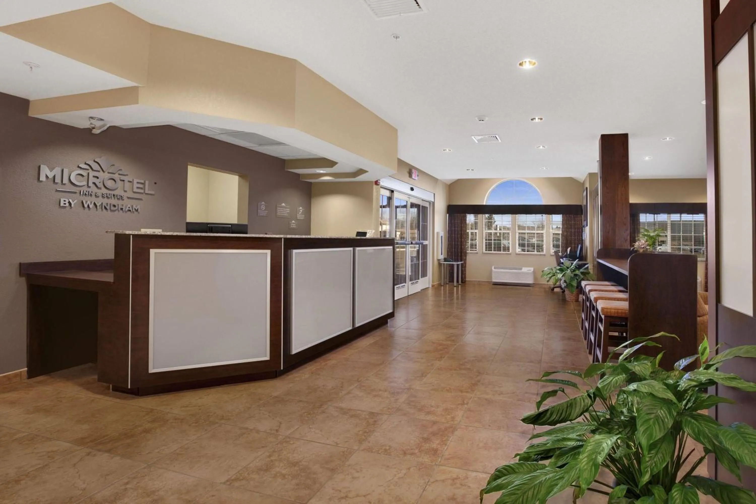 Lobby or reception in Microtel Inn & Suites-Sayre, PA