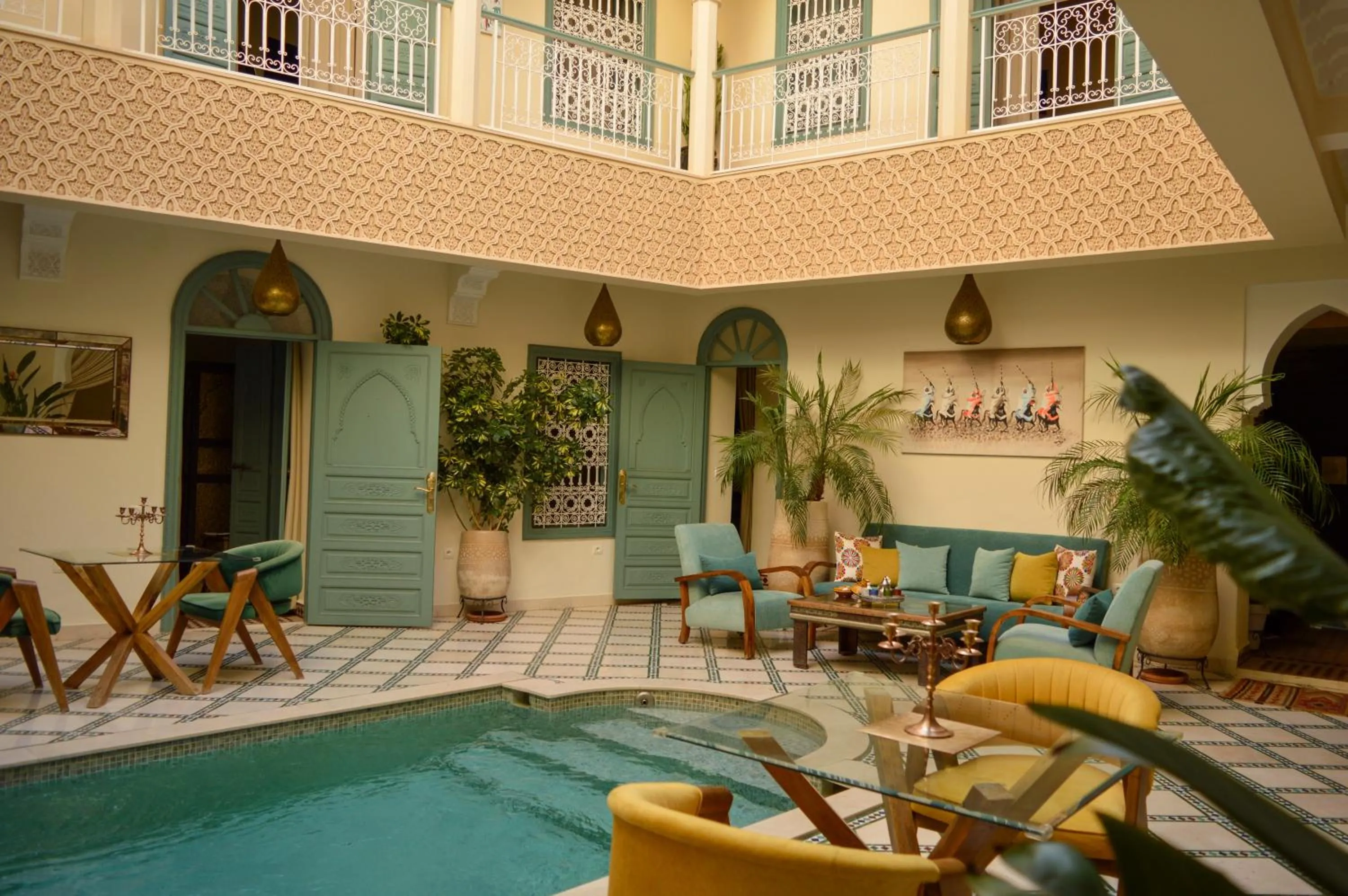 Patio in Riad Jalina