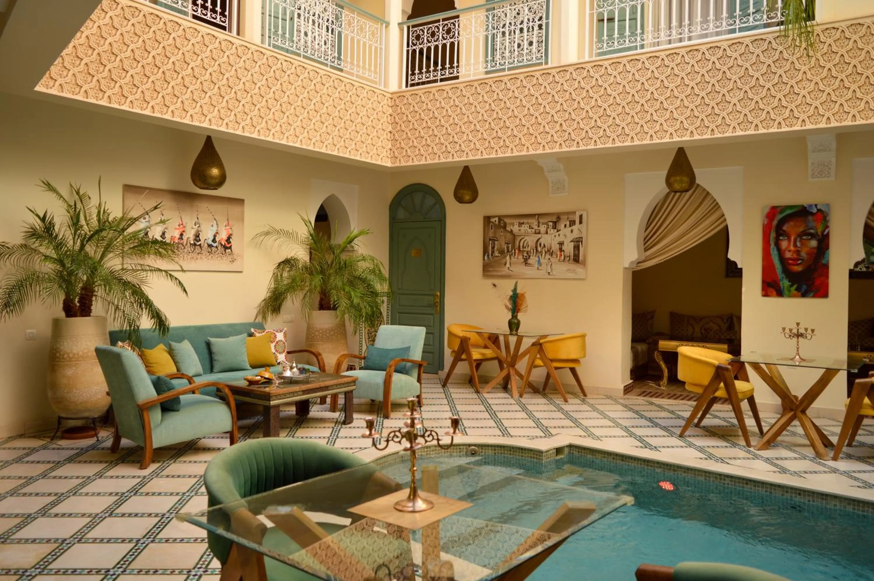 Patio in Riad Jalina
