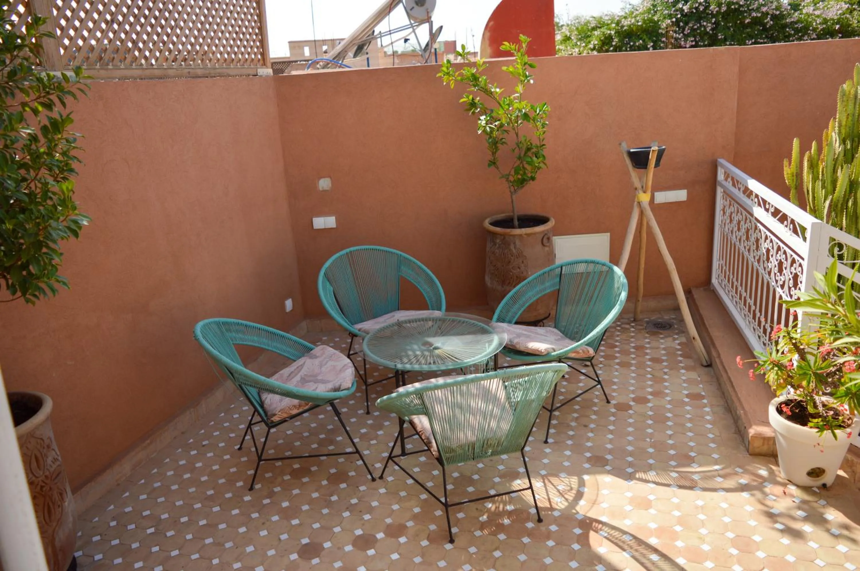 Balcony/Terrace in Riad Jalina