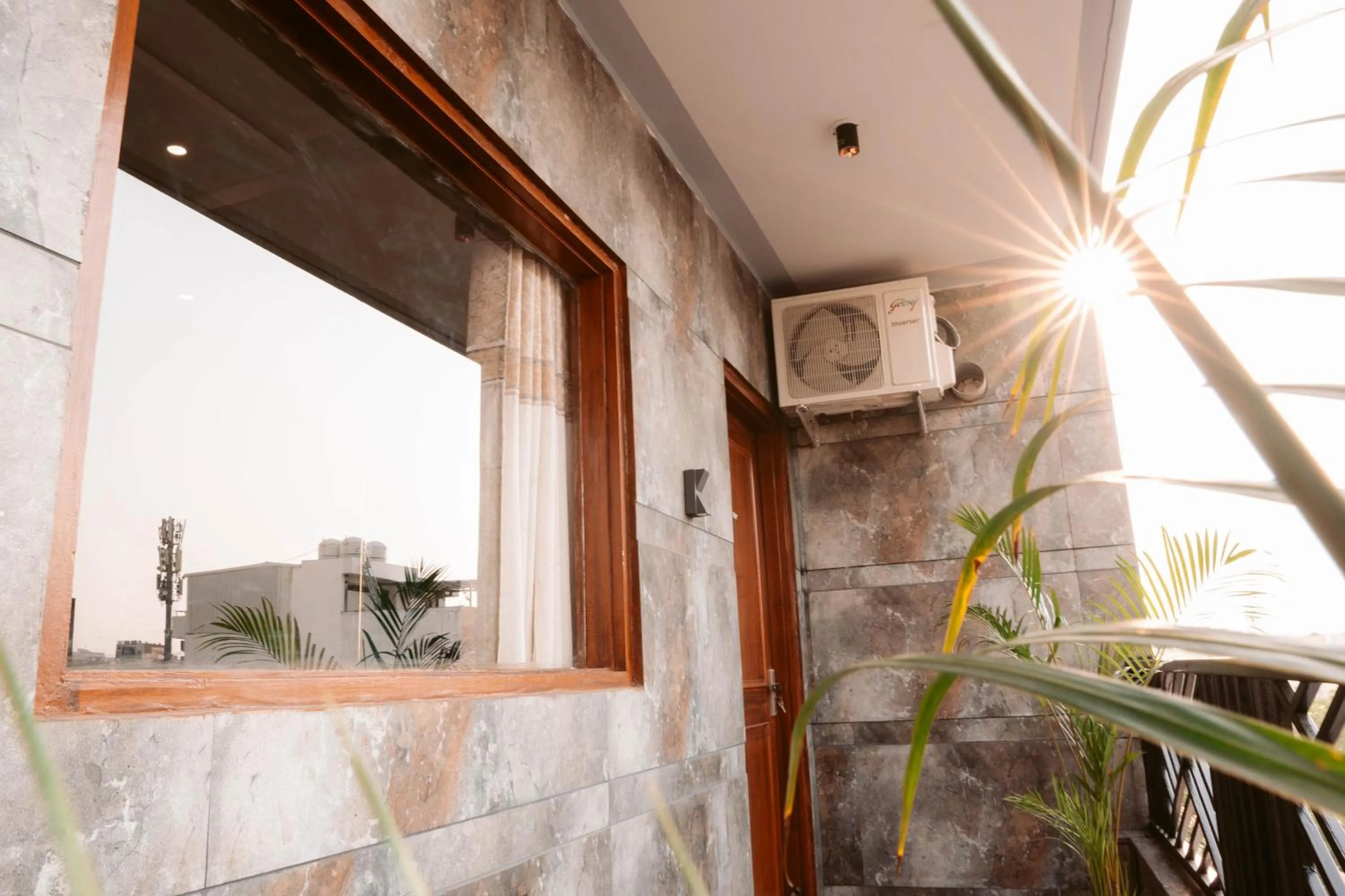 Balcony/Terrace in FlxHo Duo - Serviced Apartment & Rooms - Golf Course Road