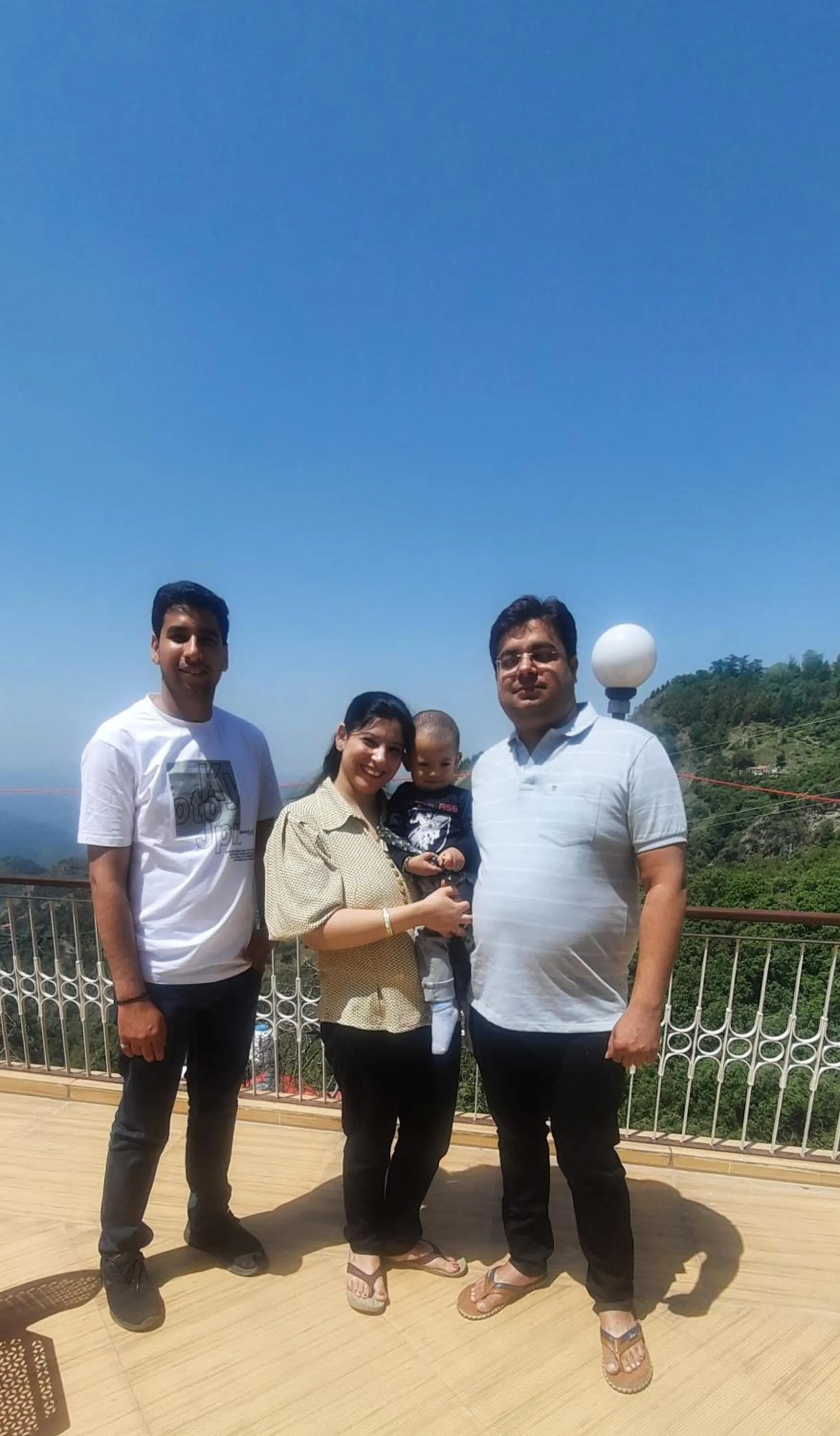 group of guests in Om Niwas Homestay