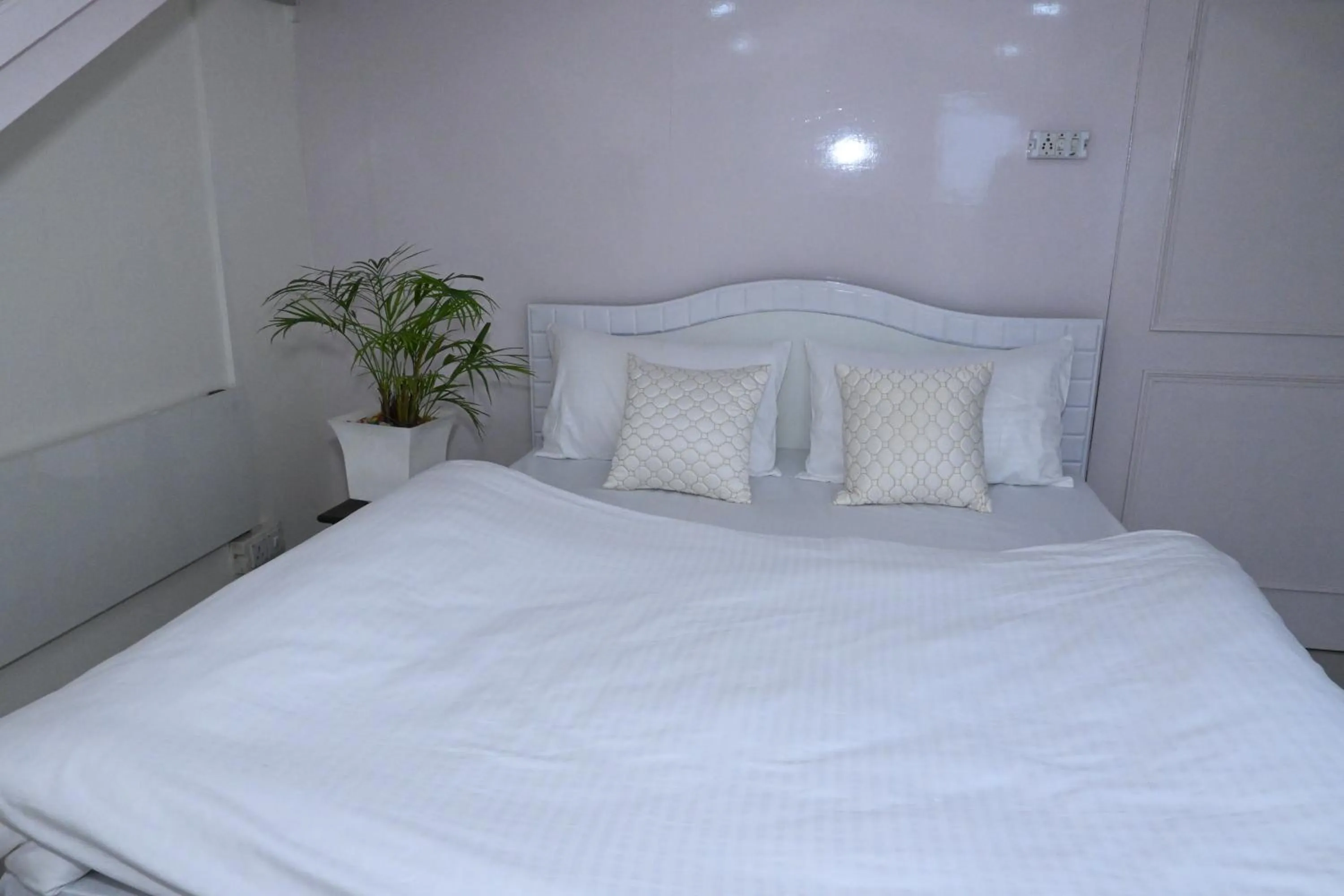 Bed in Om Niwas Homestay