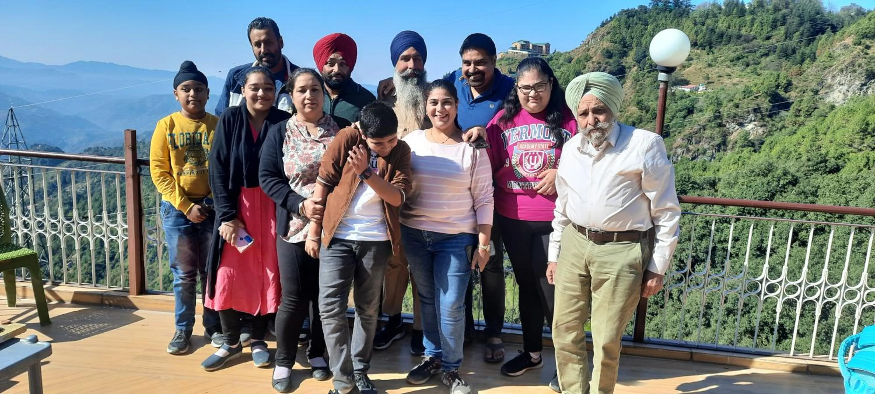 group of guests in Om Niwas Homestay