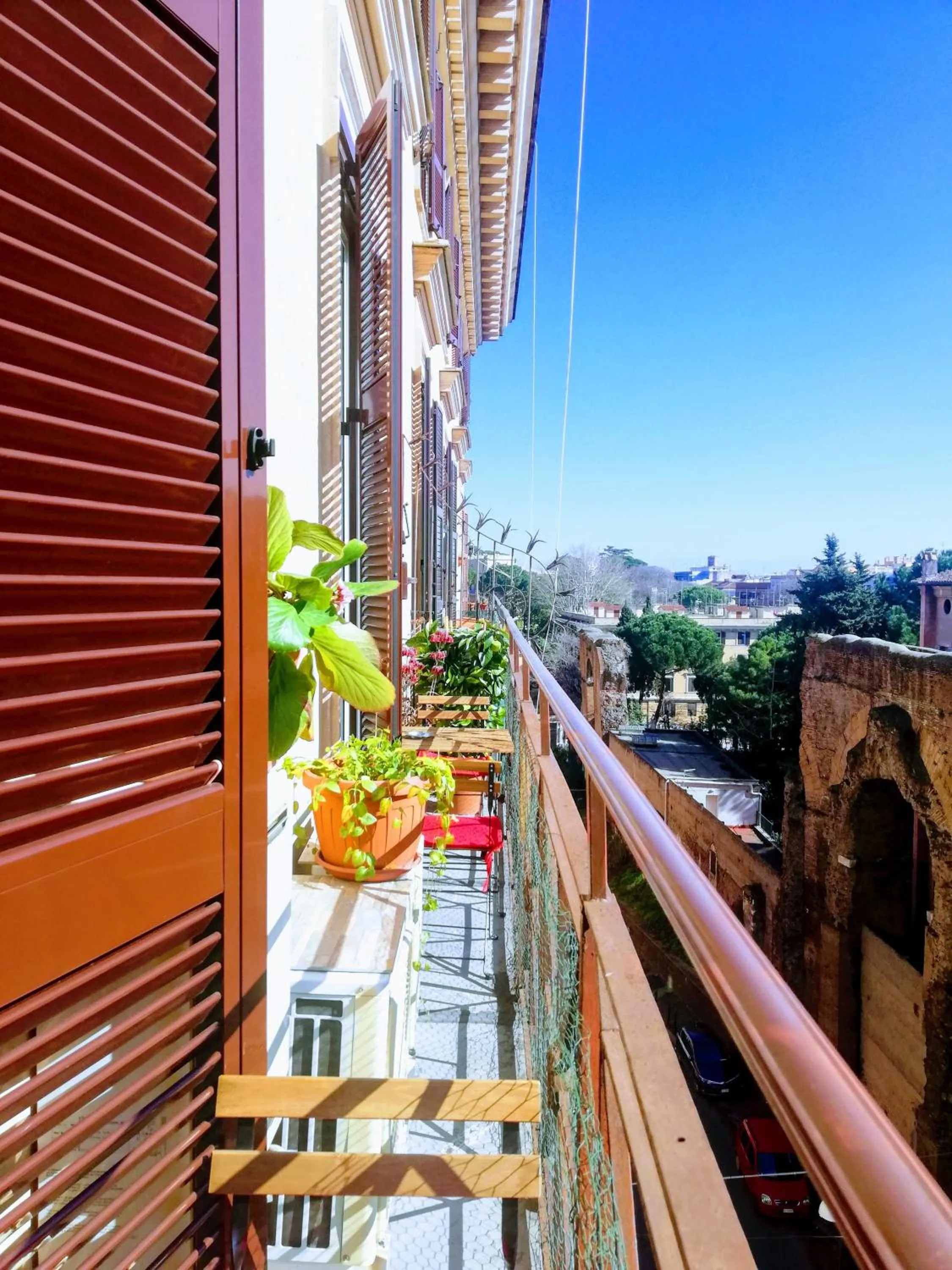 Balcony/Terrace in Aria Rome Rooms