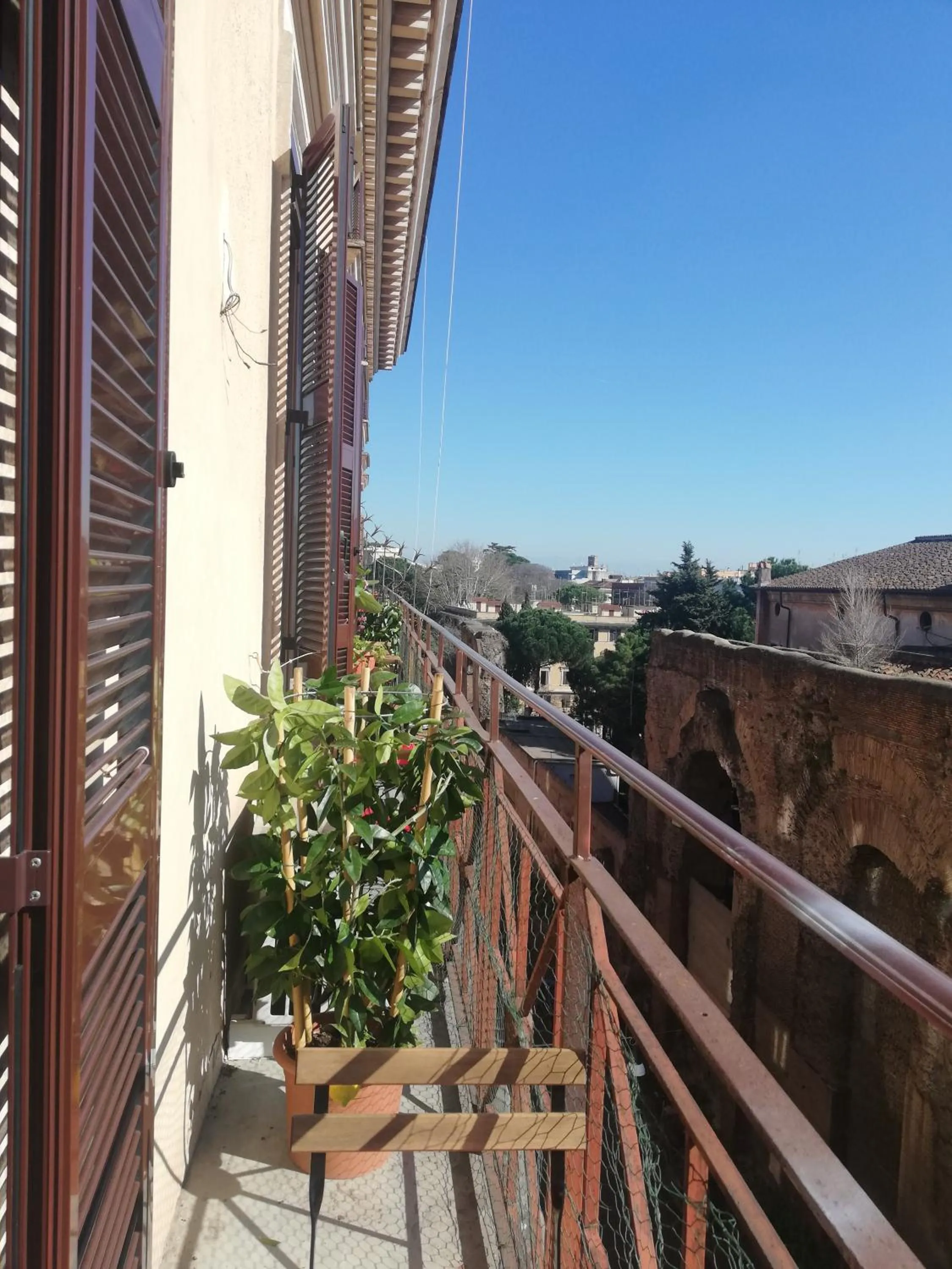Balcony/Terrace in Aria Rome Rooms
