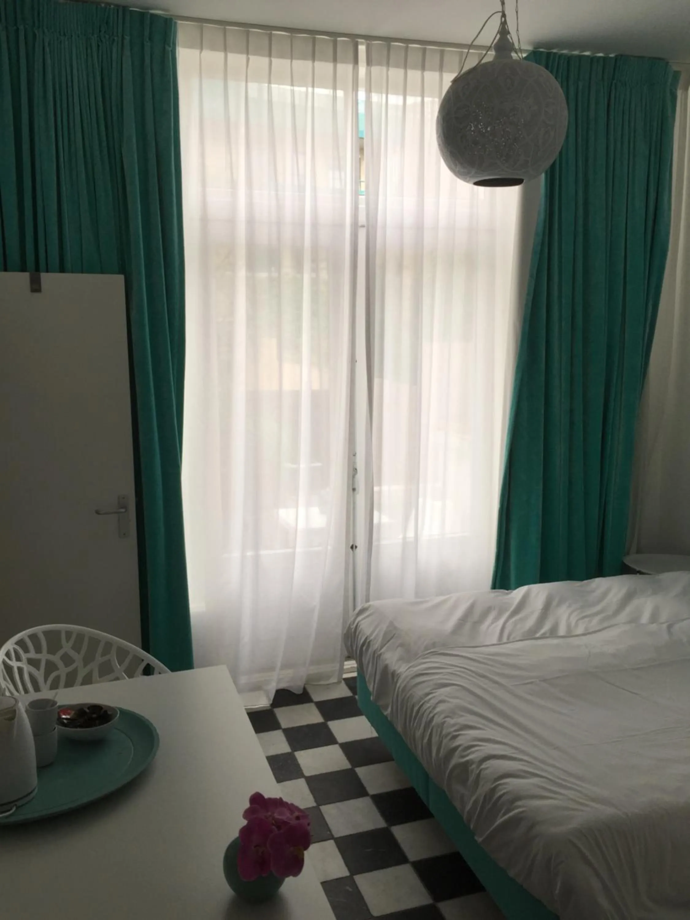 Decorative detail, Bed in Hotel Zeespiegel