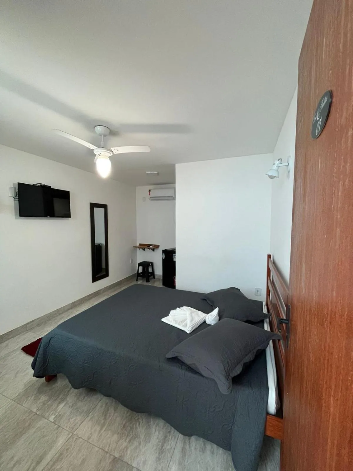 Patio, Bed in Pousada Luz da Lua