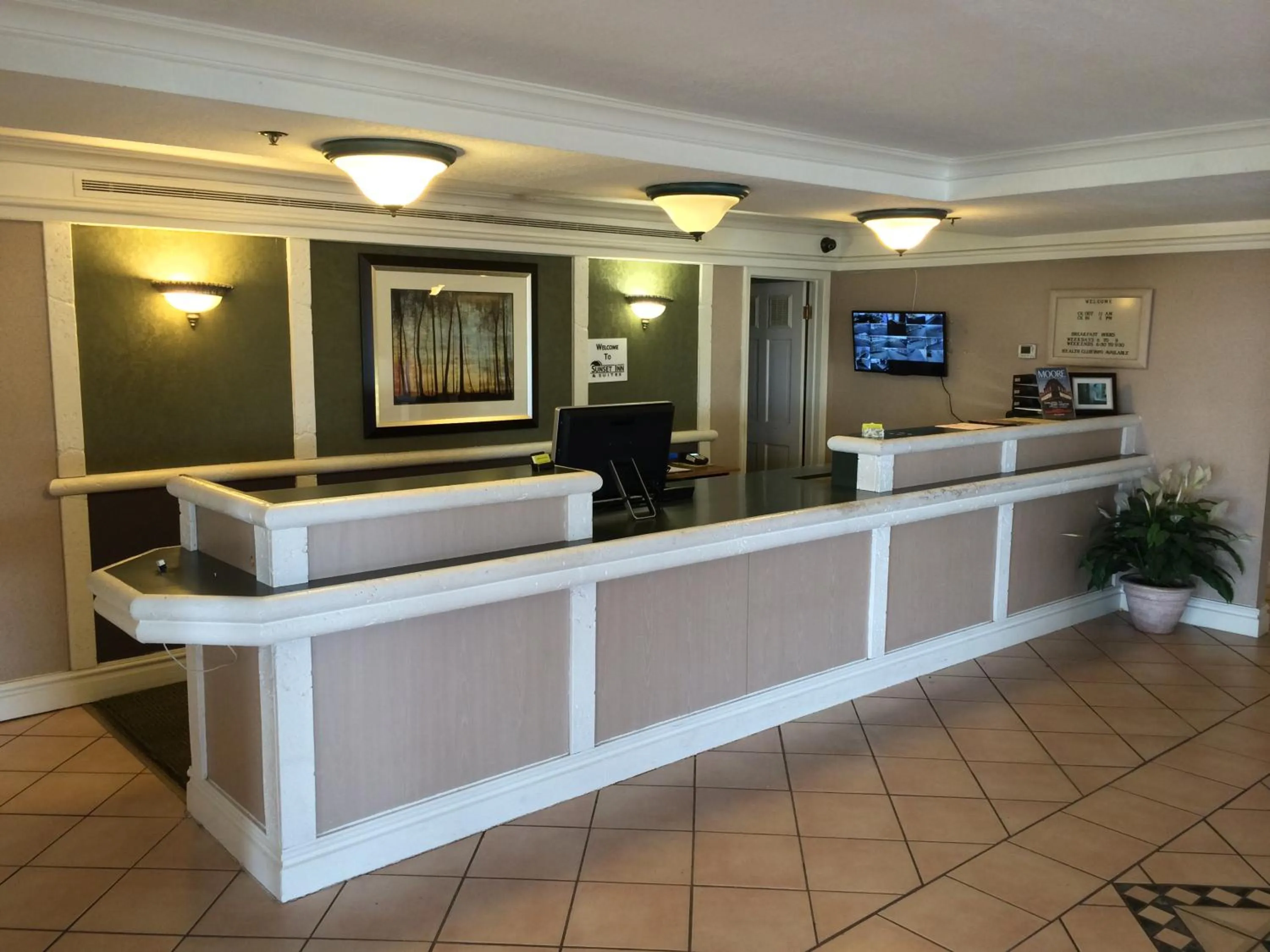 Lobby or reception in SUNSET INN Oklahoma City