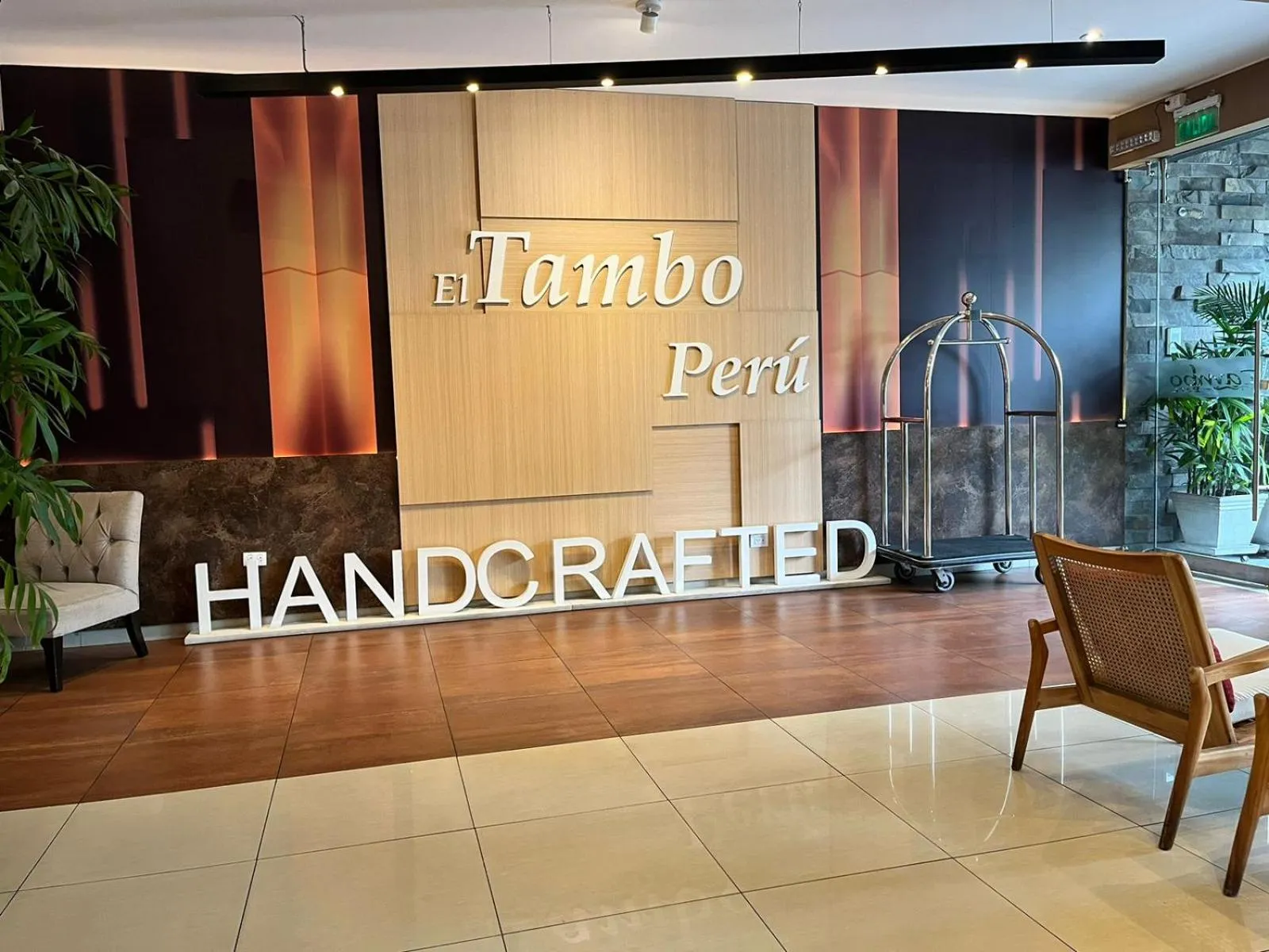 Lobby or reception in Hotel El Tambo 2