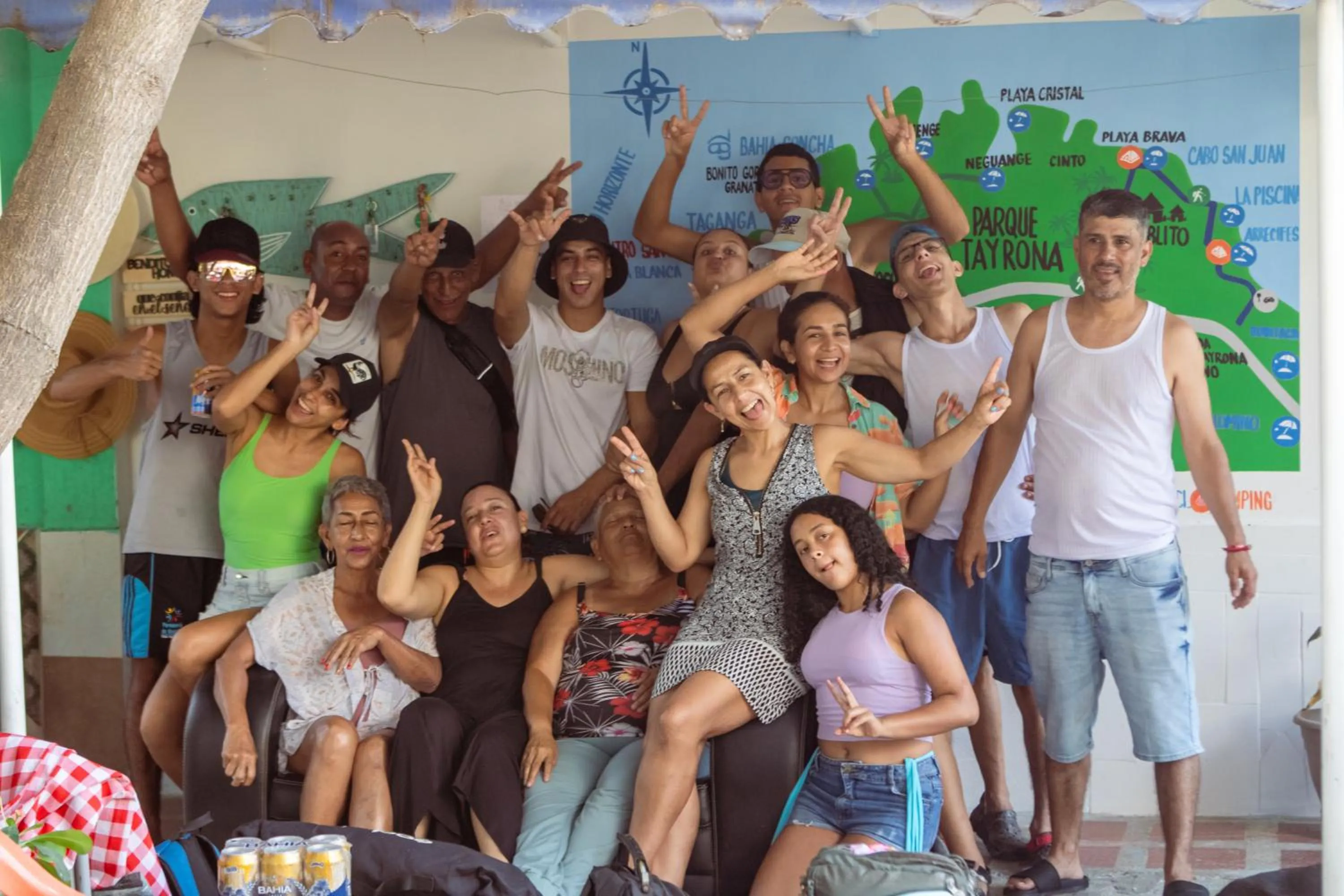 group of guests in Hostel ISABELLA