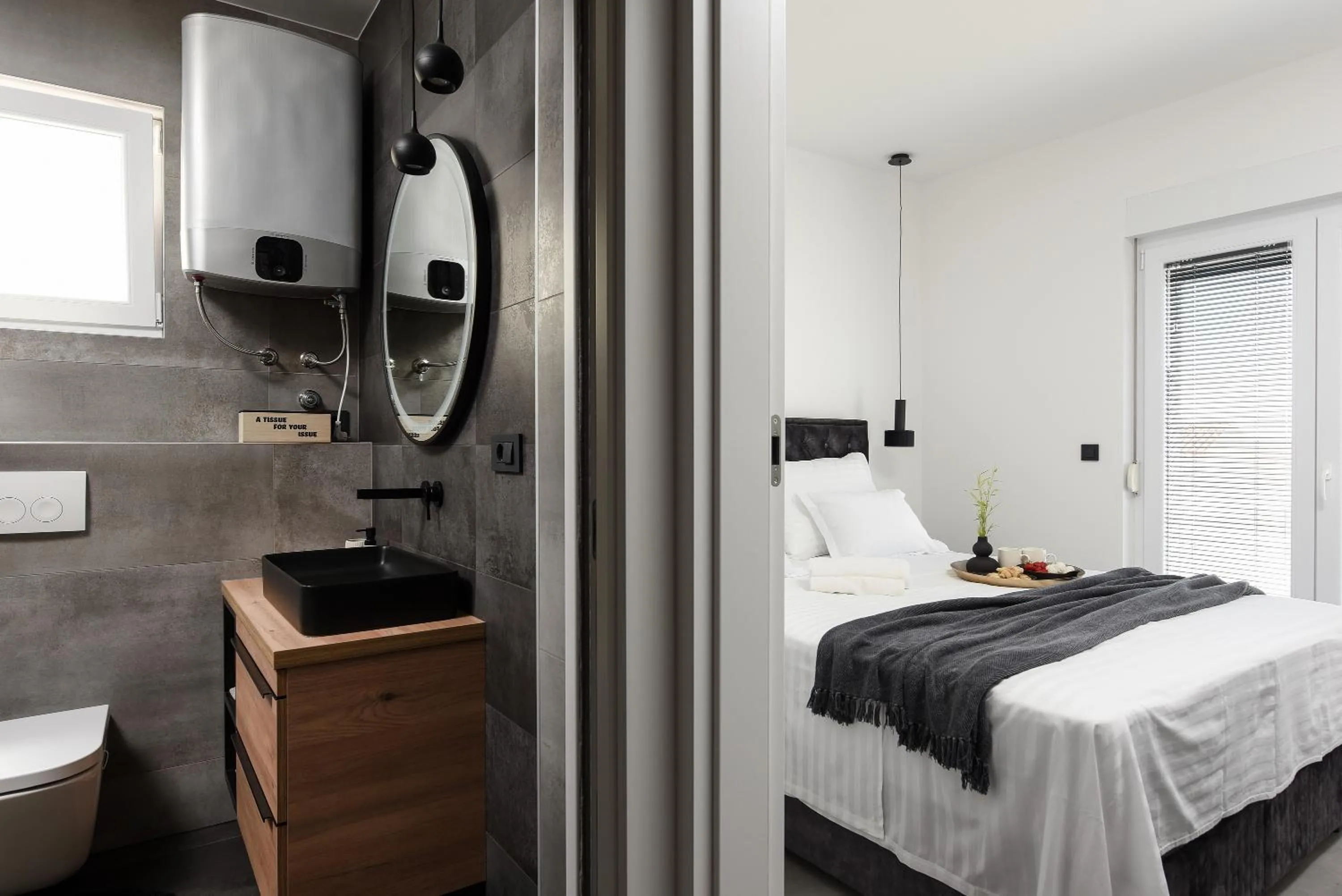 Bed in Luxury apartment N
