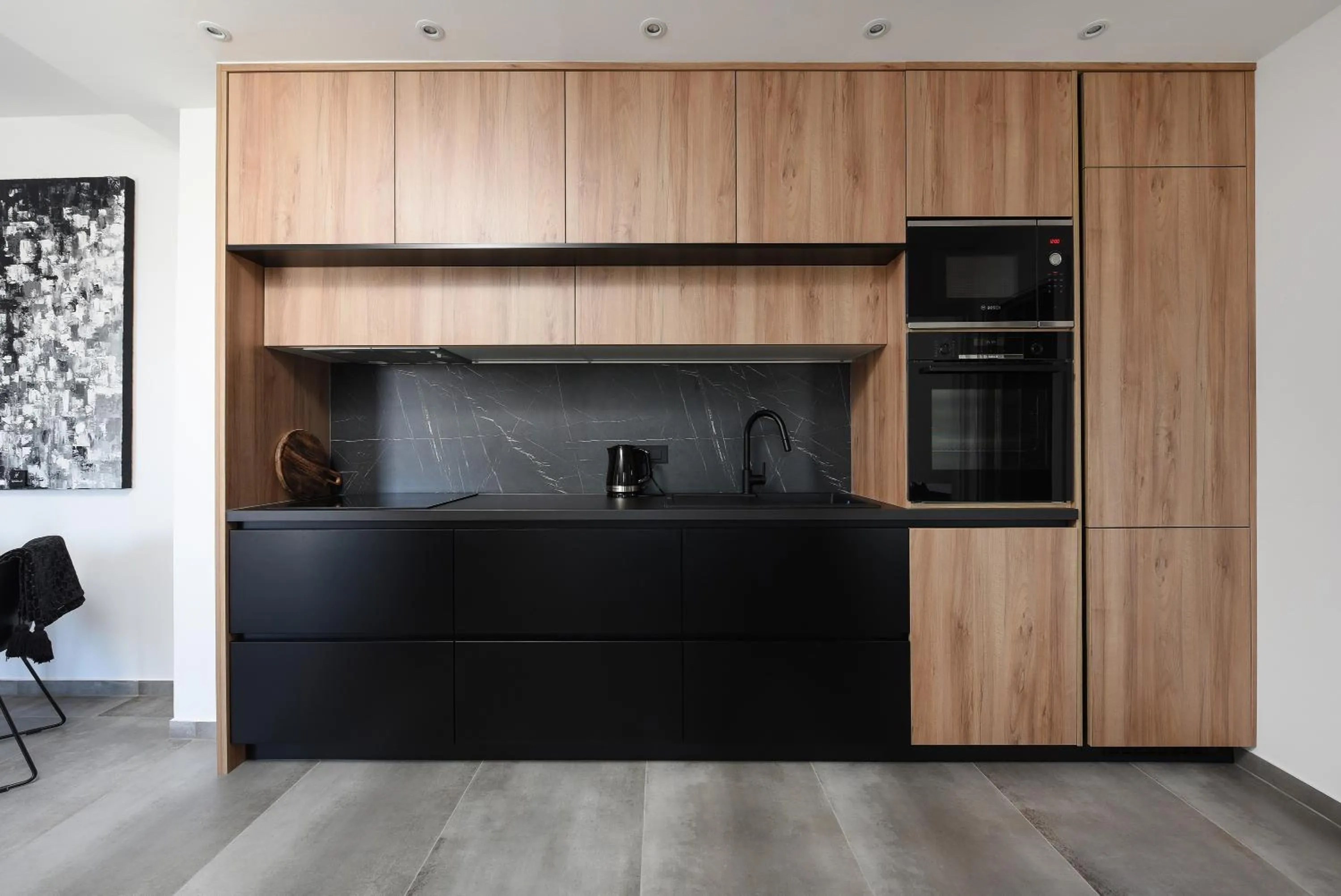 Kitchen or kitchenette in Luxury apartment N