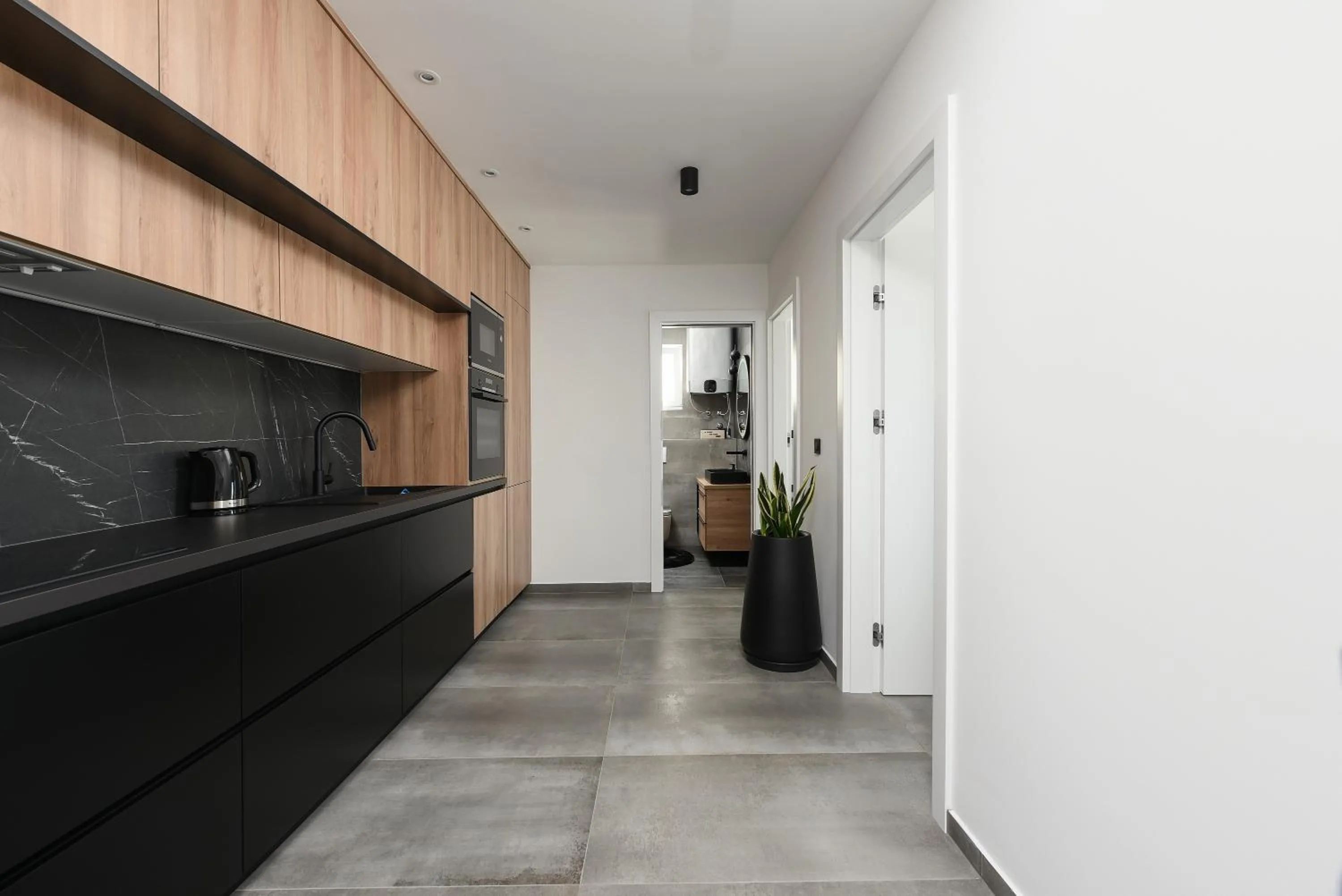 Kitchen or kitchenette in Luxury apartment N