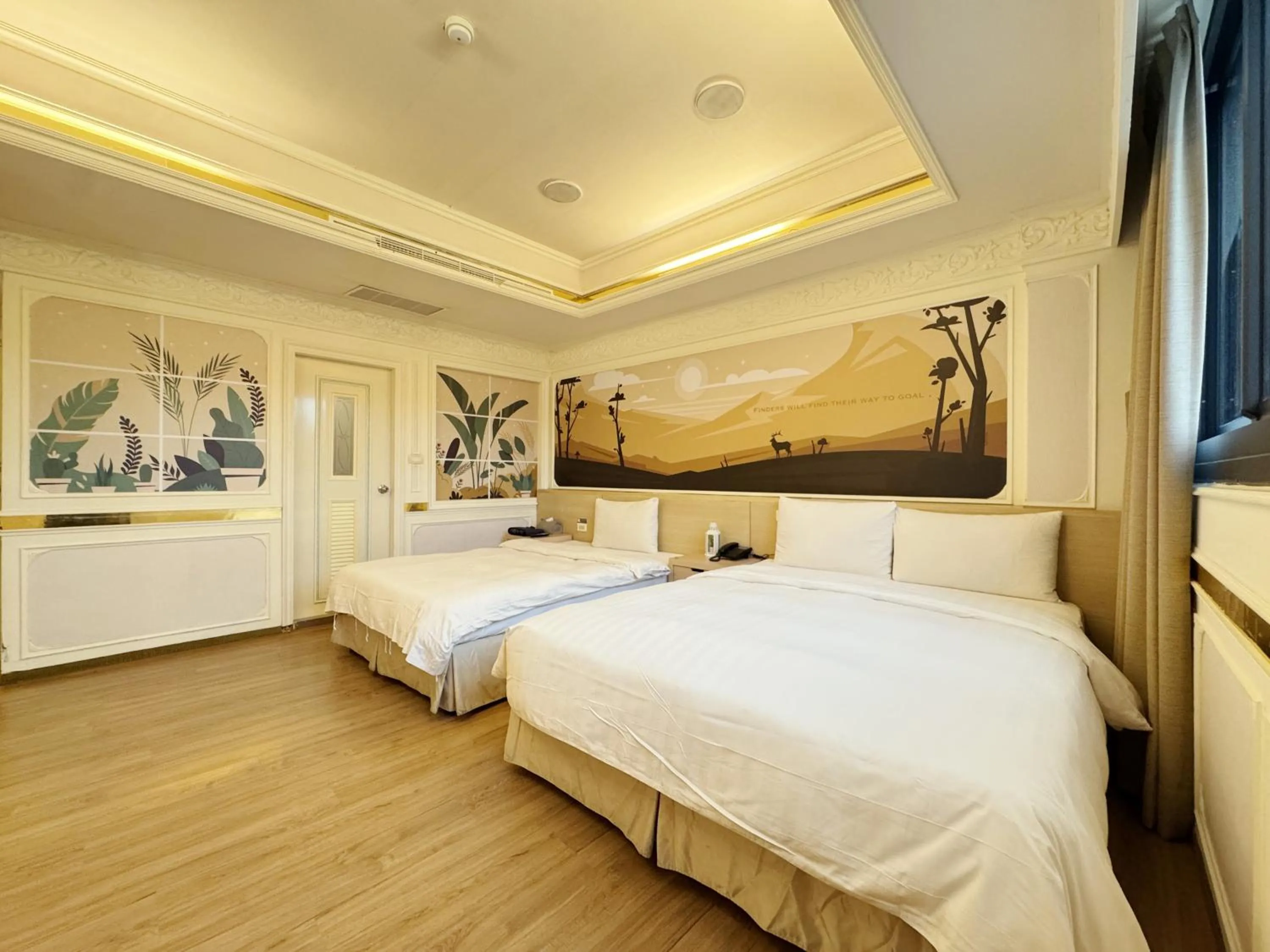Photo of the whole room, Bed in Finders Hotel Hualien Station