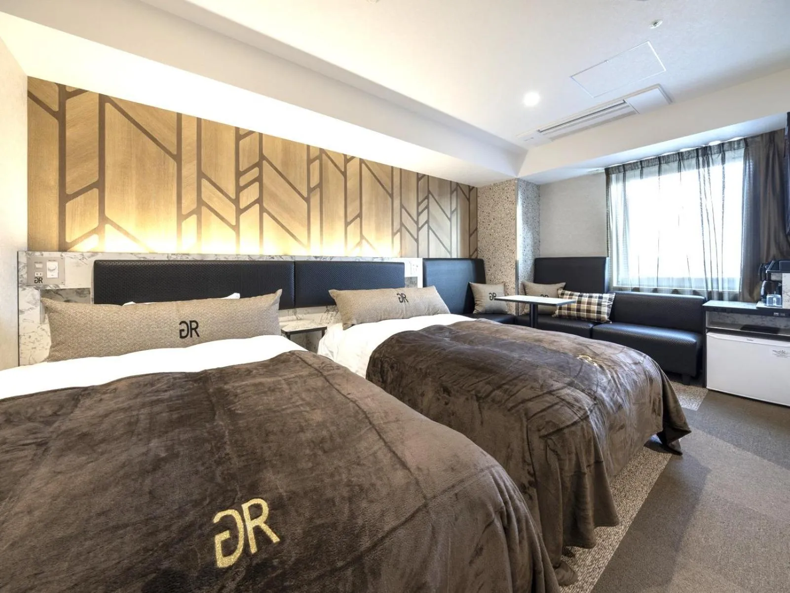 Photo of the whole room, Bed in Green Rich Hotel Tokuyama Ekimae