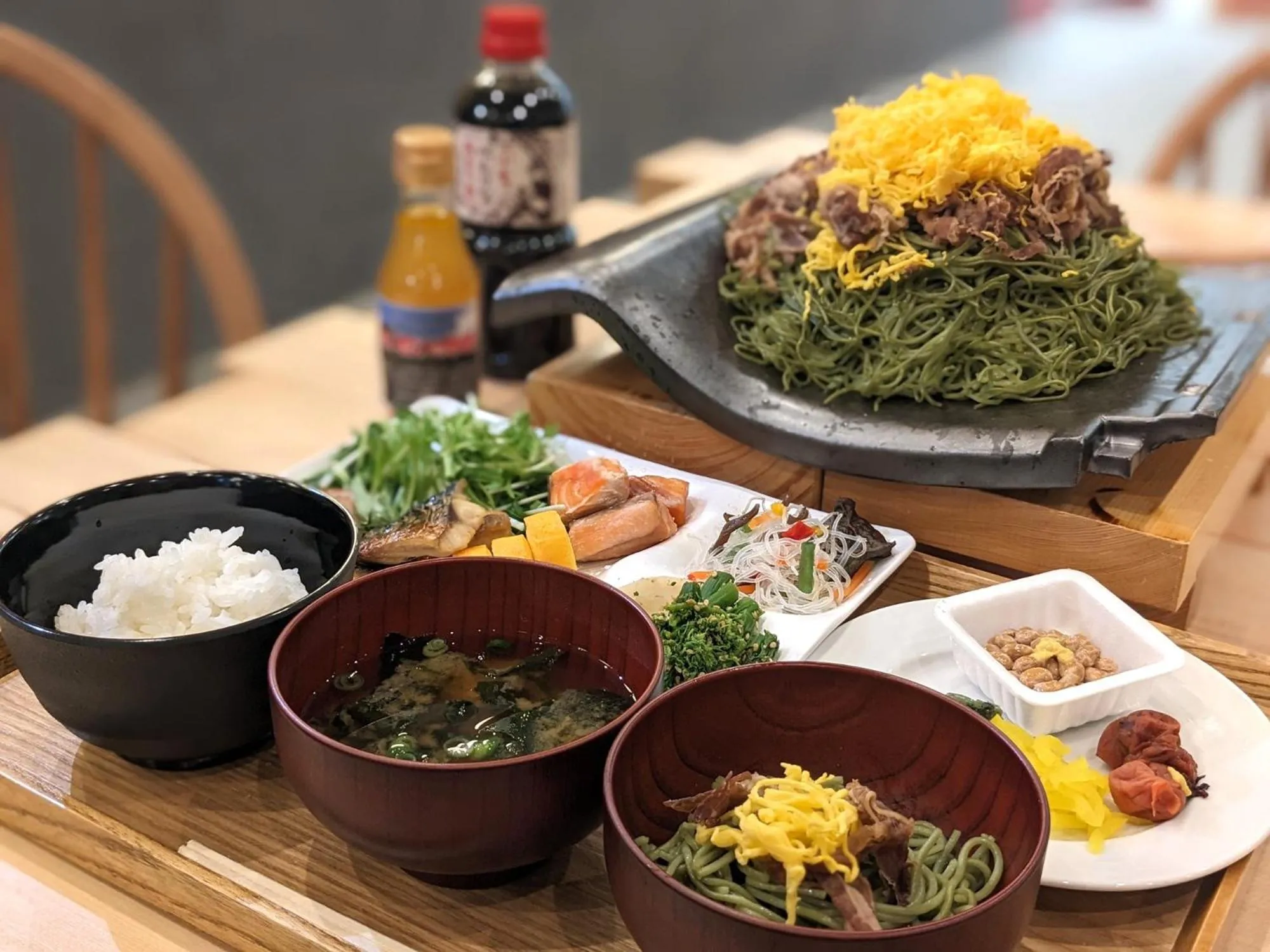 Buffet breakfast in Green Rich Hotel Tokuyama Ekimae