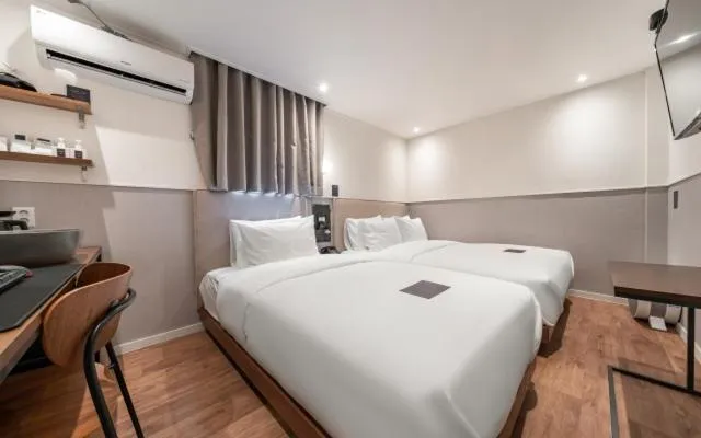 Bed in Just Stay Hotel