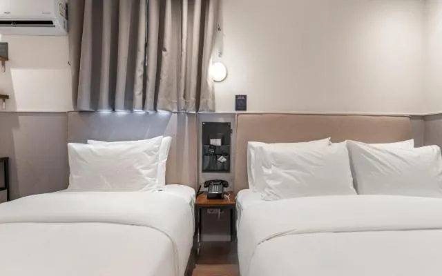 Bed in Just Stay Hotel