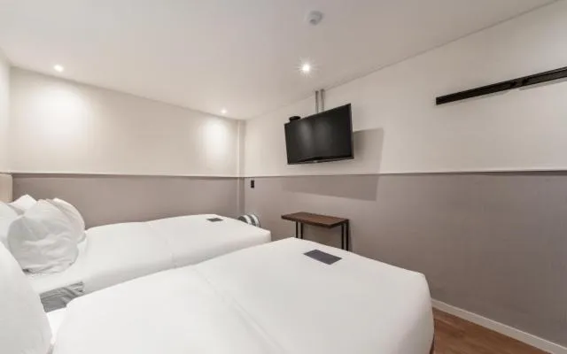 Bed in Just Stay Hotel