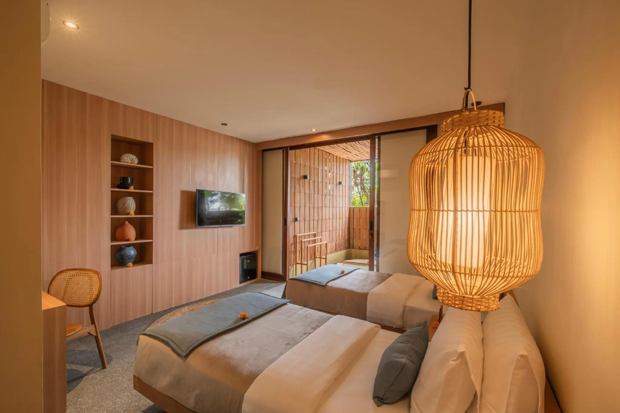 Bedroom, Bed in Canggu Cabana Resort & Spa by Ini Vie Hospitality