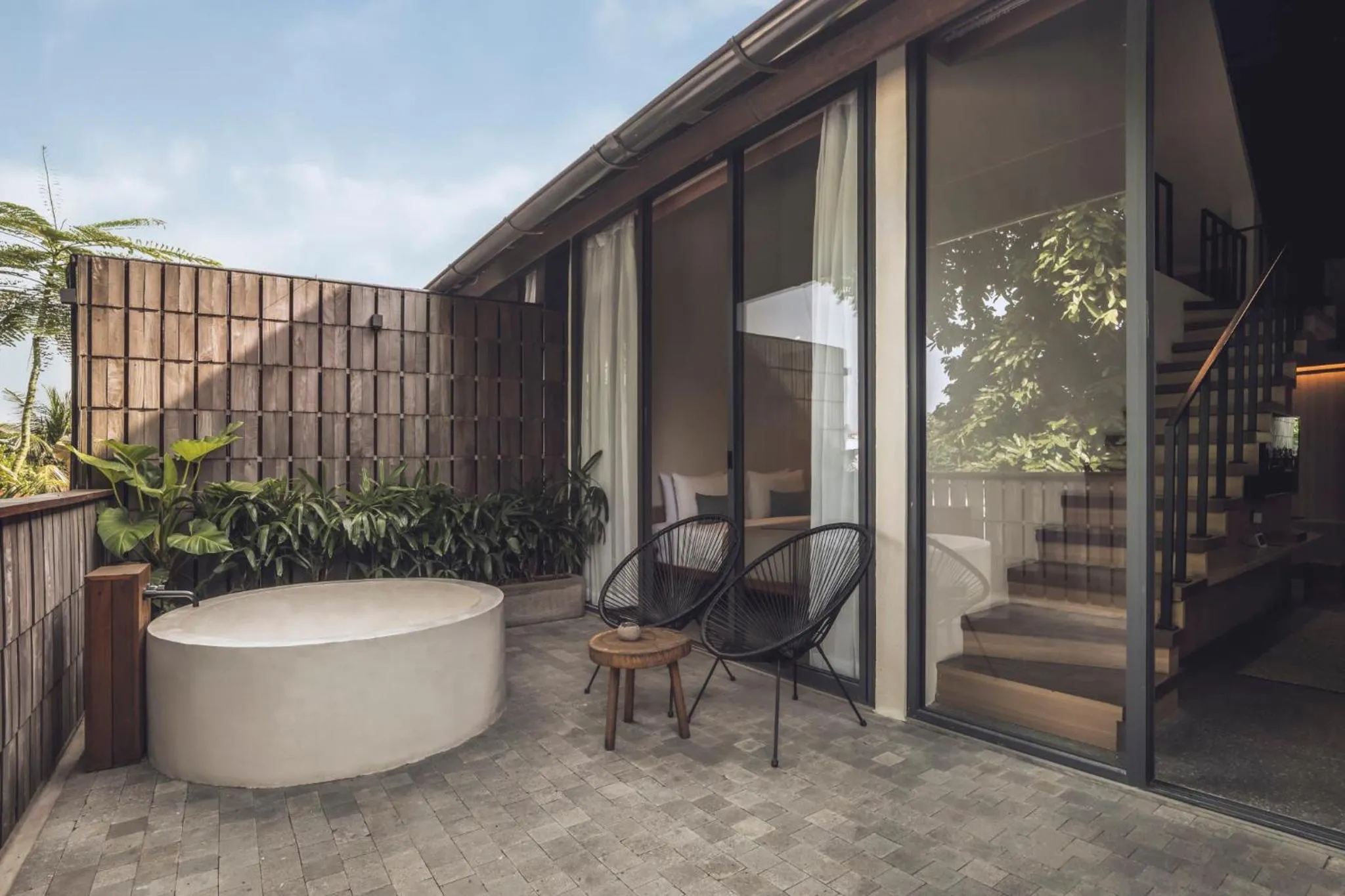 Bath in Canggu Cabana Resort & Spa by Ini Vie Hospitality