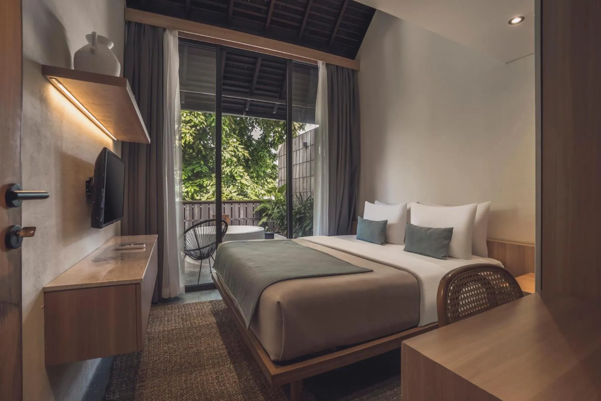 Bedroom, Bed in Canggu Cabana Resort & Spa by Ini Vie Hospitality