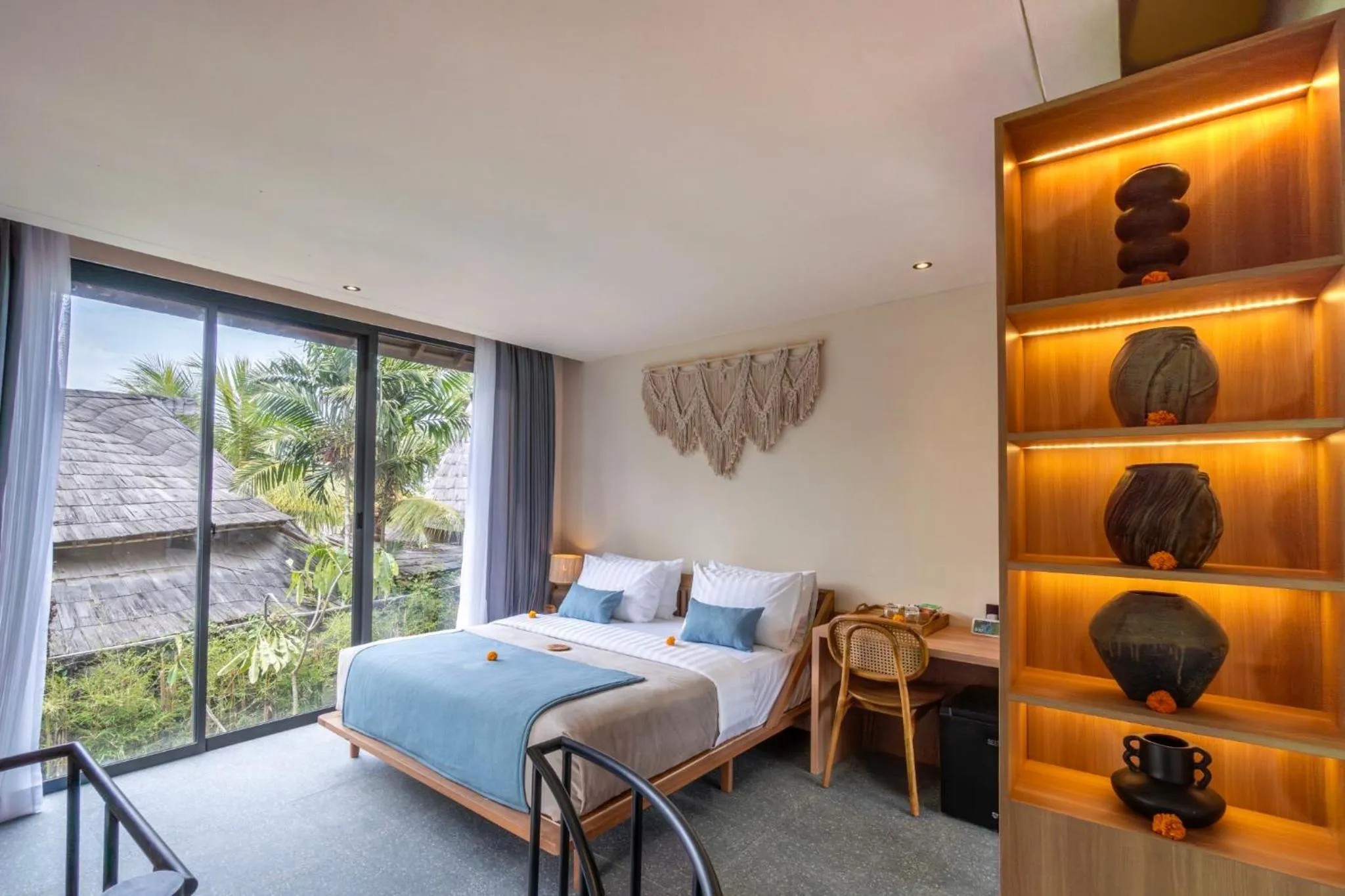 Bedroom, Bed in Canggu Cabana Resort & Spa by Ini Vie Hospitality