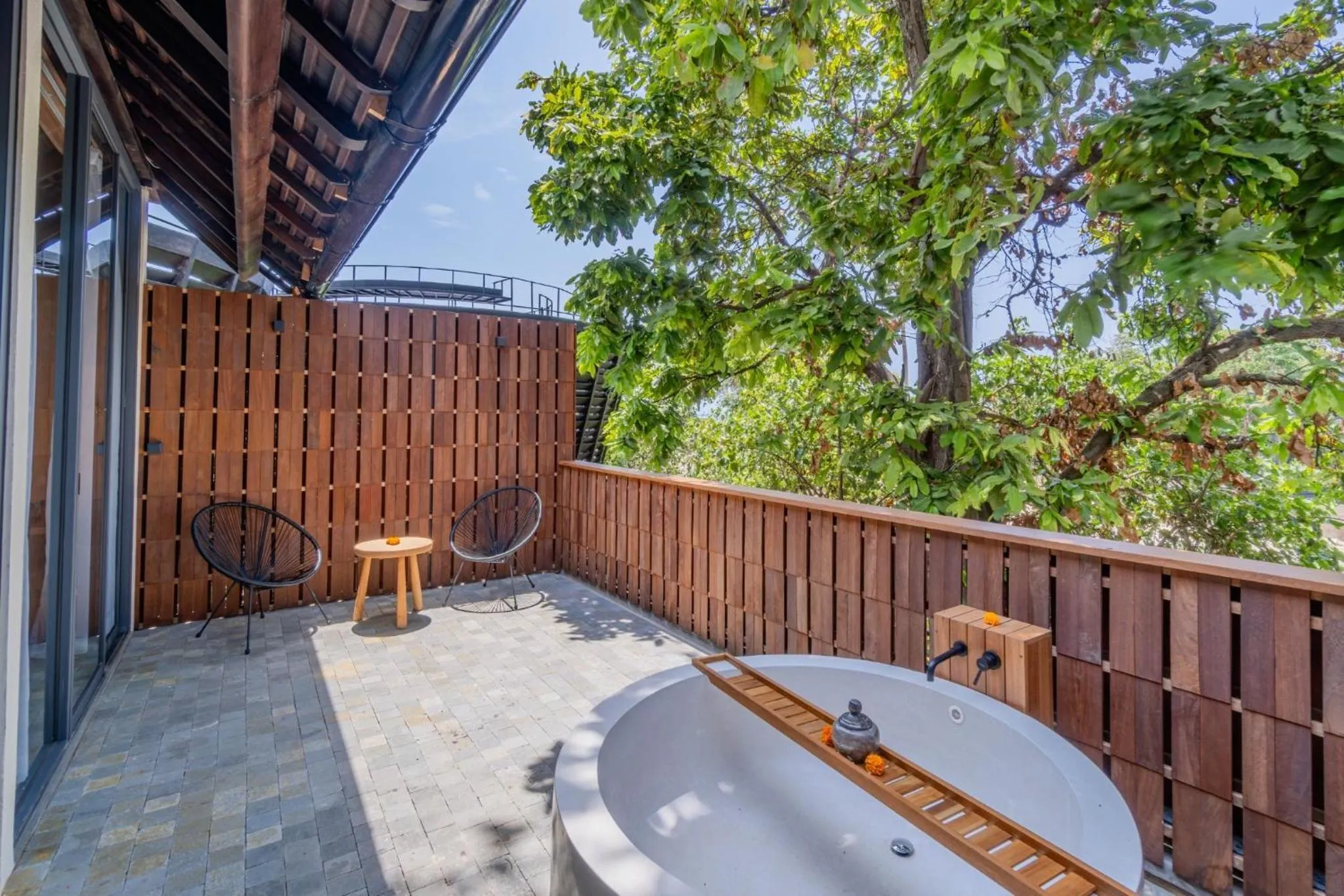 Bath in Canggu Cabana Resort & Spa by Ini Vie Hospitality