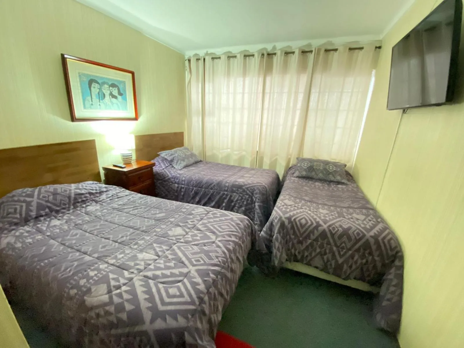 Bed in NEW HOTEL CRUZ DEL SUR