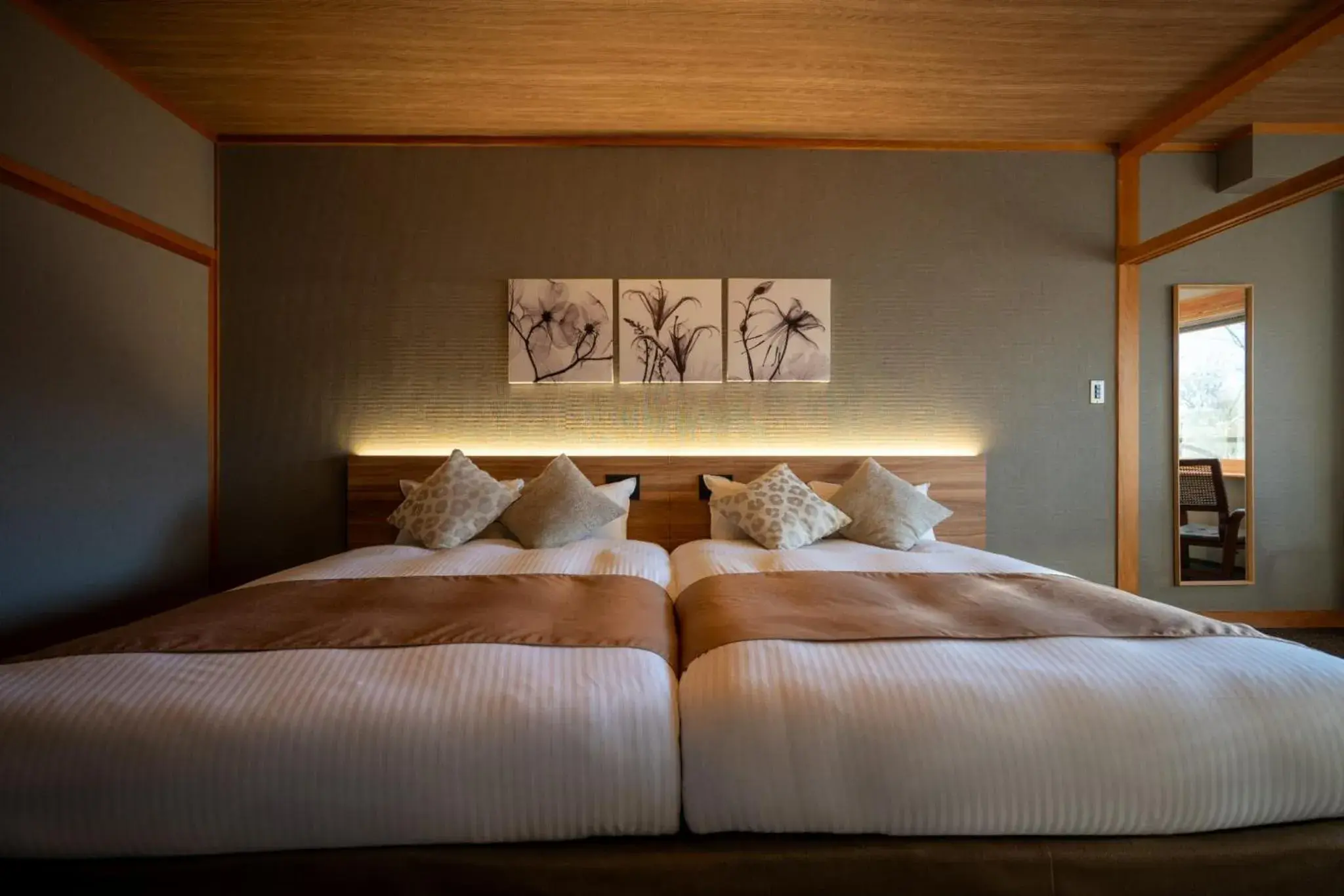 Twin Room with View - single occupancy in Towadakohan Sakura Twin Room with View - single occupancy in Towadakohan Sakura