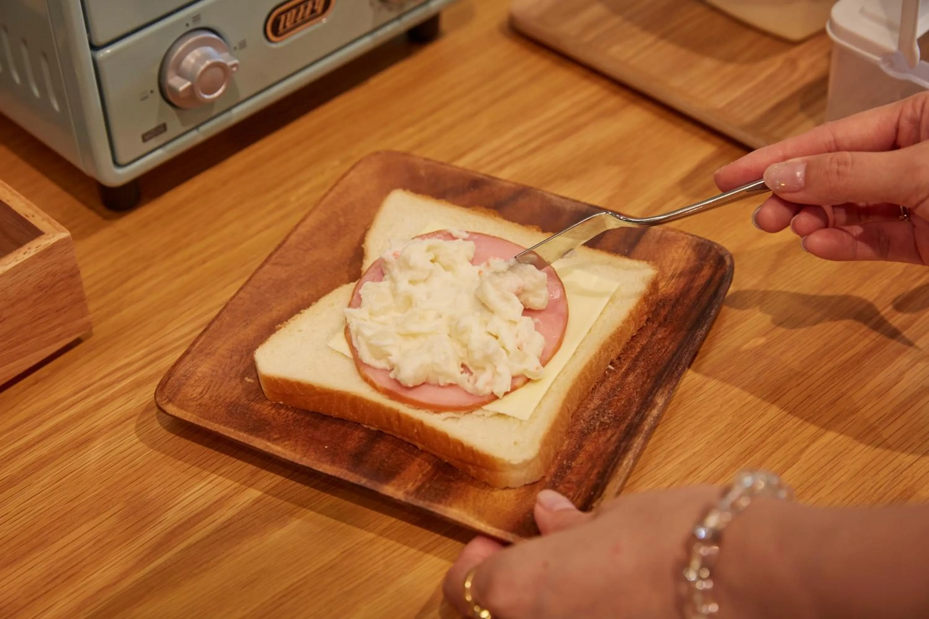 Breakfast in Towadakohan Sakura