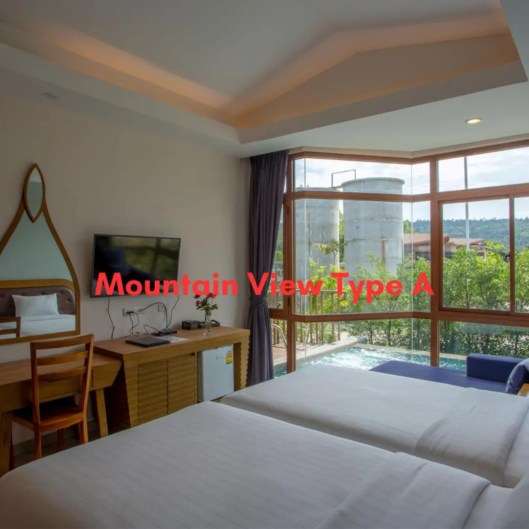 Bed in Nakaburi Sanctuary Resort&Spa