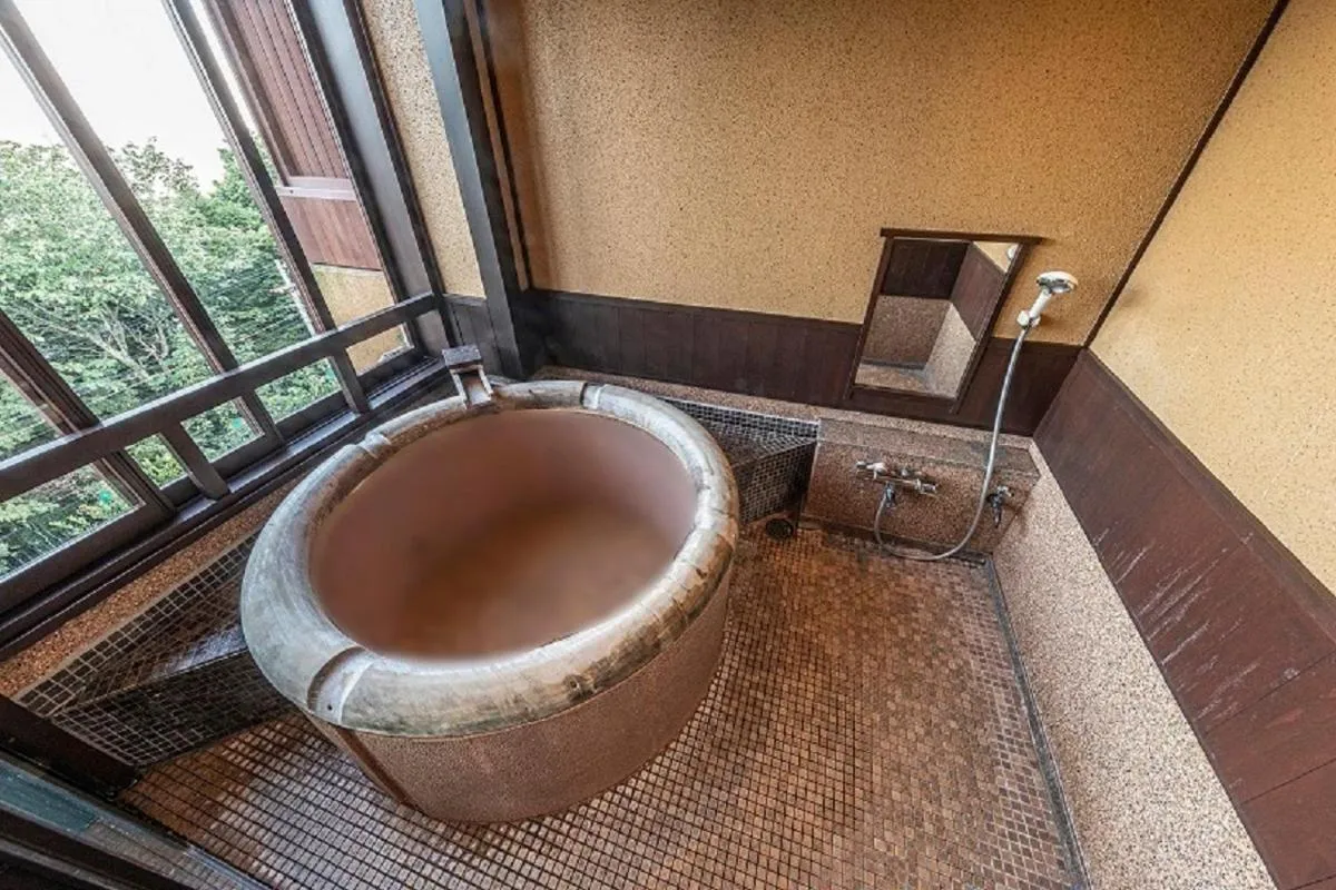 Hot Spring Bath in Hakone Kyuan