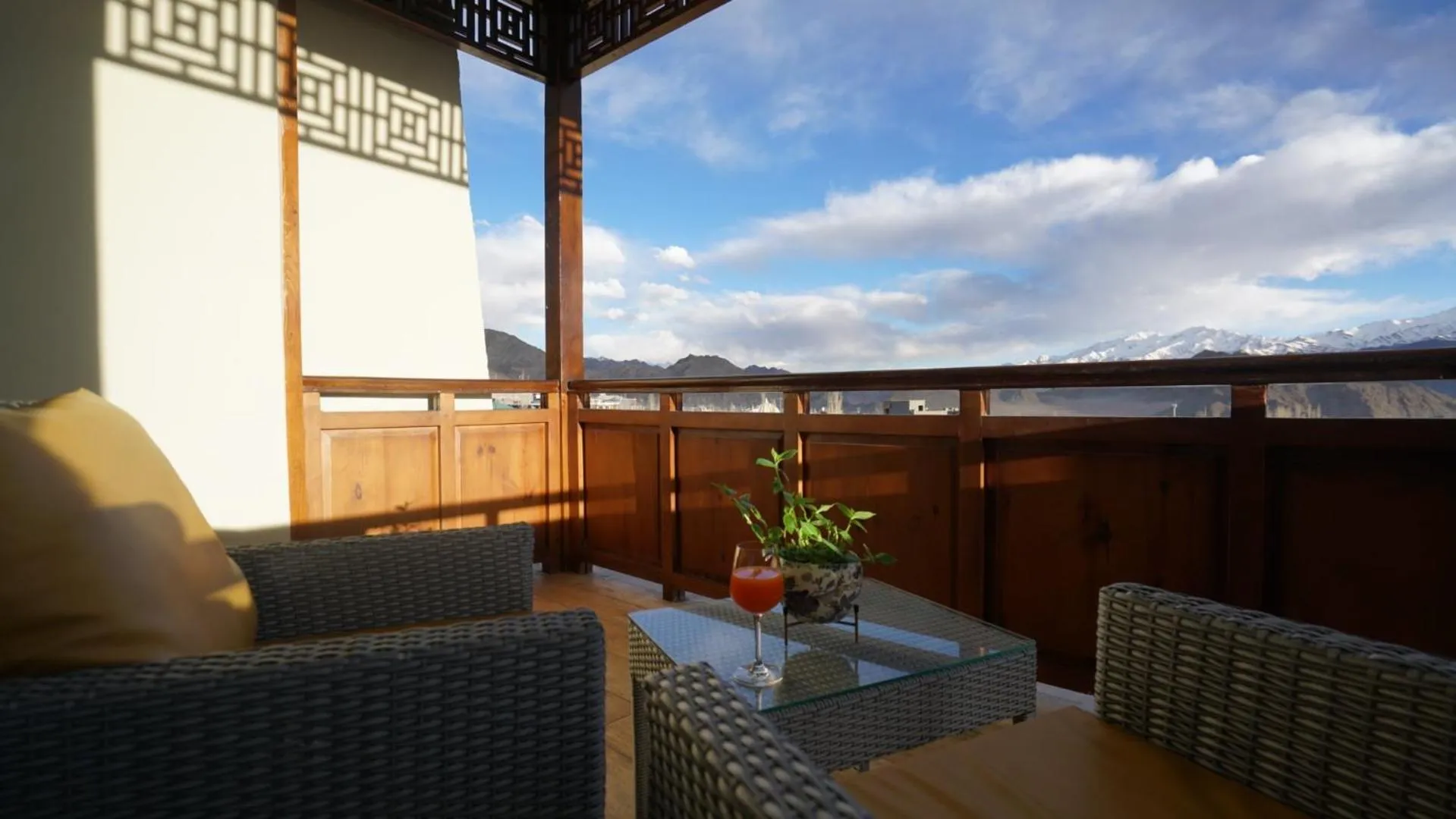 Balcony/Terrace in Hotel Rewa Ladakh