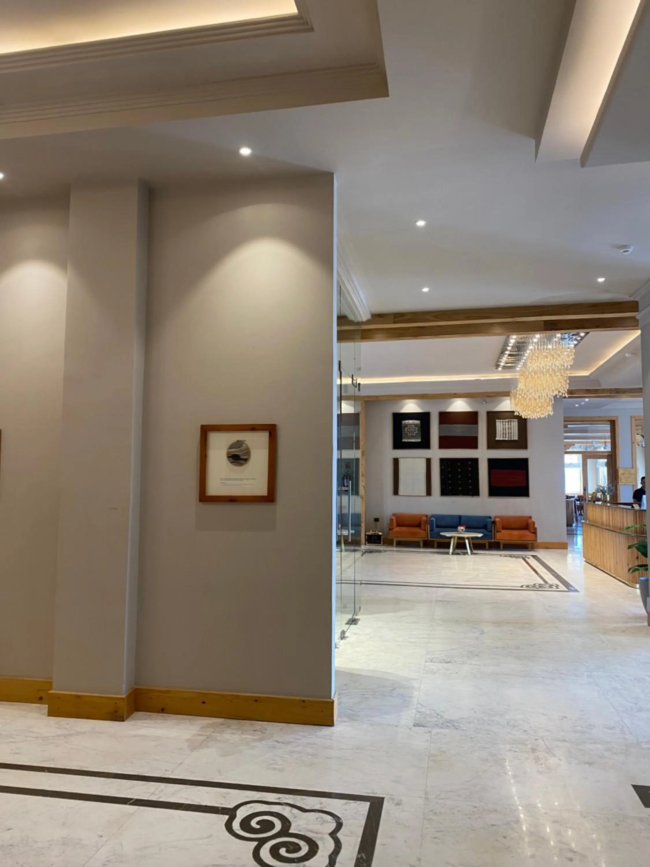 Lobby or reception in Hotel Rewa Ladakh