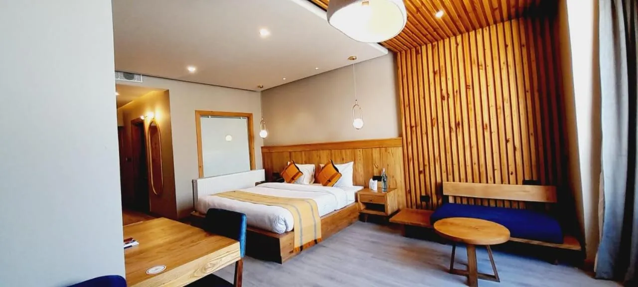 Bedroom, Bed in Hotel Rewa Ladakh