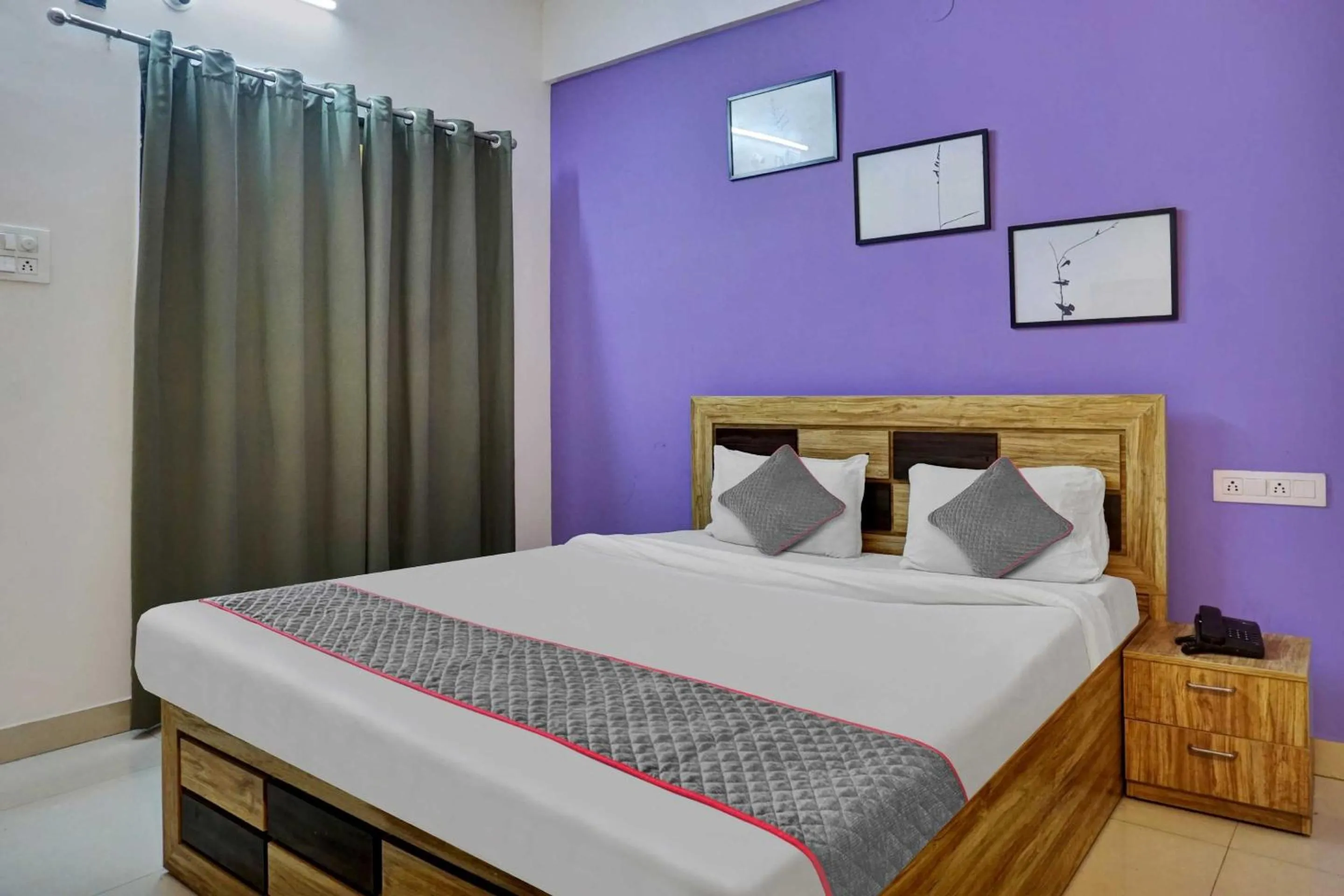 Bedroom, Bed in Super Townhouse Hinjewadi Phase 1