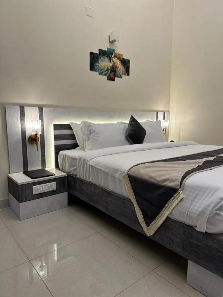 Bed in Ponmari Villa