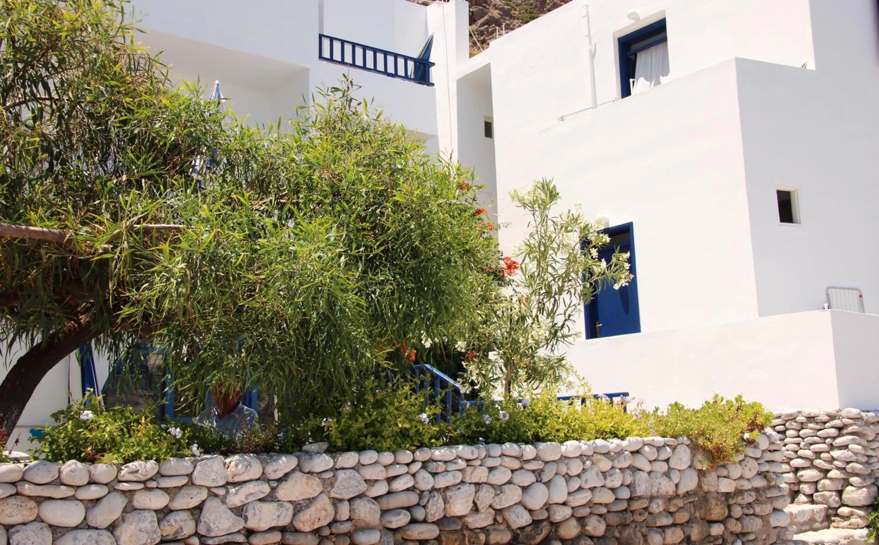 Facade/entrance in Hotel Porto Loutro on the Beach